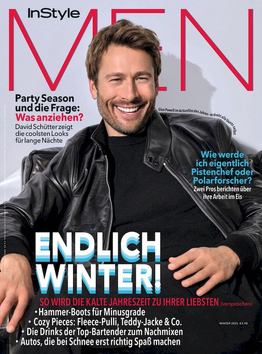 InStyle Men Magazin Deutschland 2025-04 Glen Powell
