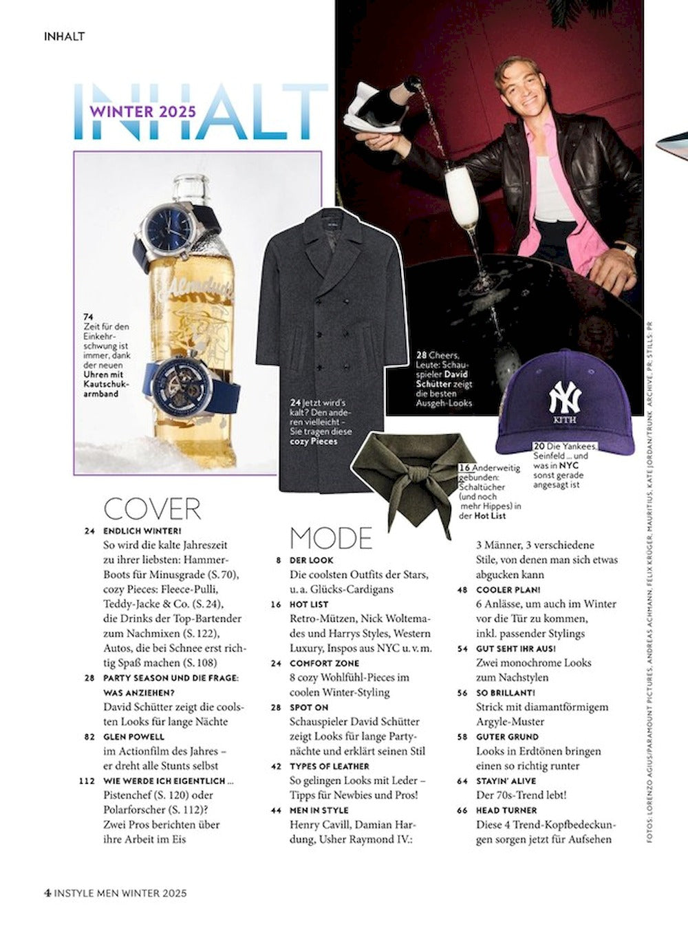 InStyle Men Magazin Deutschland 2025-04 Glen Powell