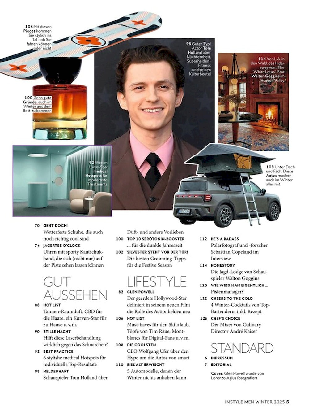 InStyle Men Magazin Deutschland 2025-04 Glen Powell