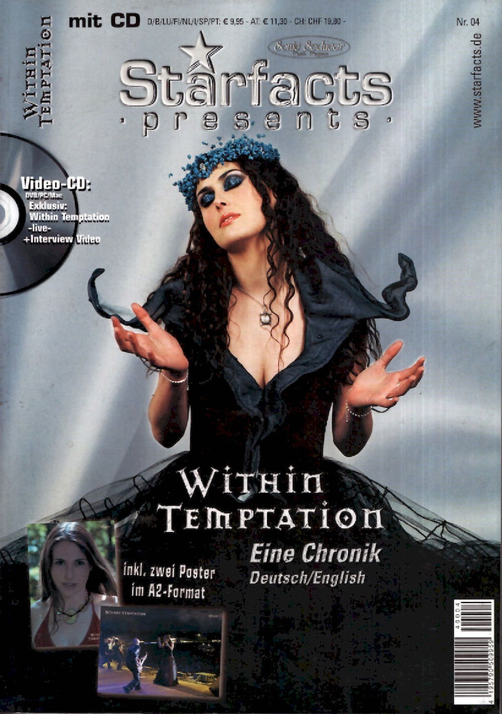 Starfacts Magazin Deutschland 2007 #4 Within Temptation + CD + Poster