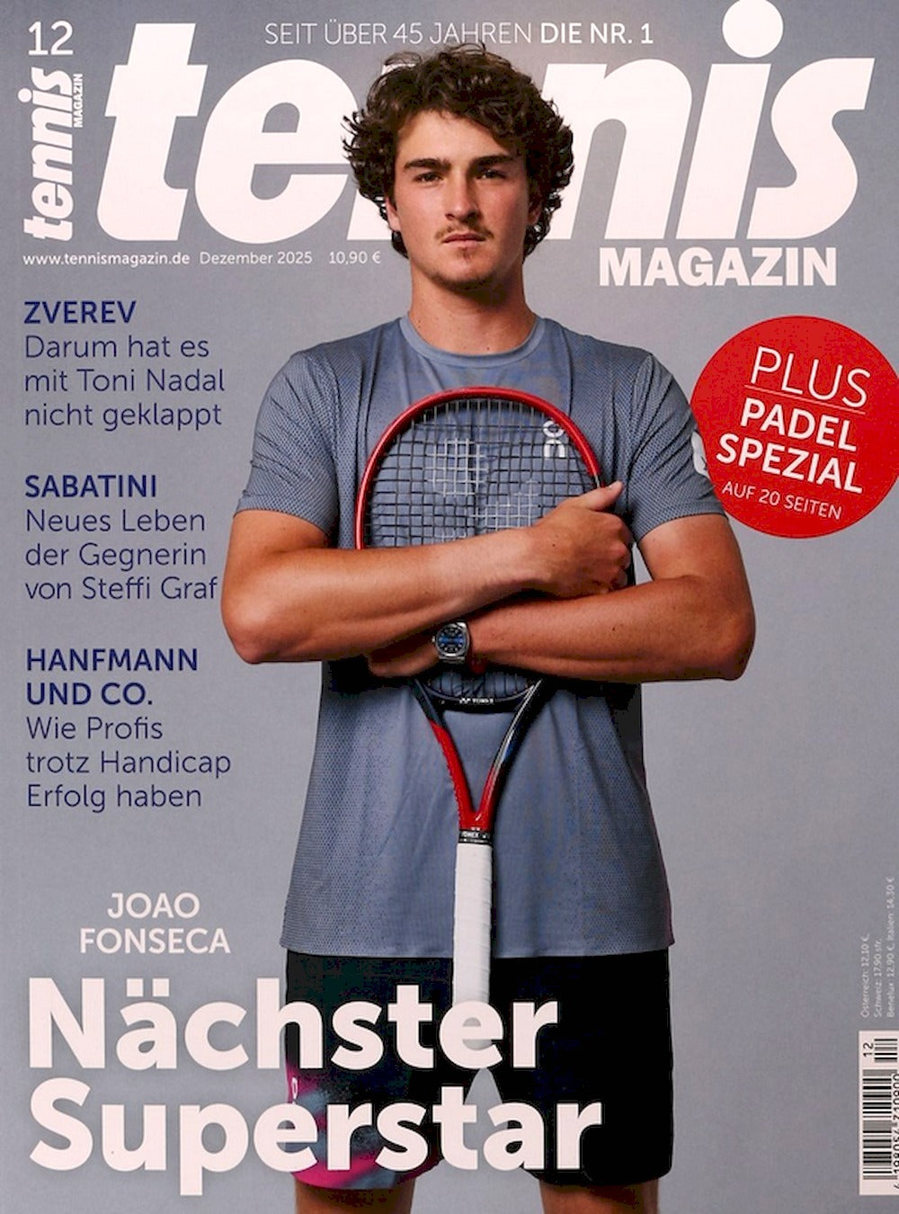 Tennis Magazin Deutschland 2025-12 Joao Fonseca