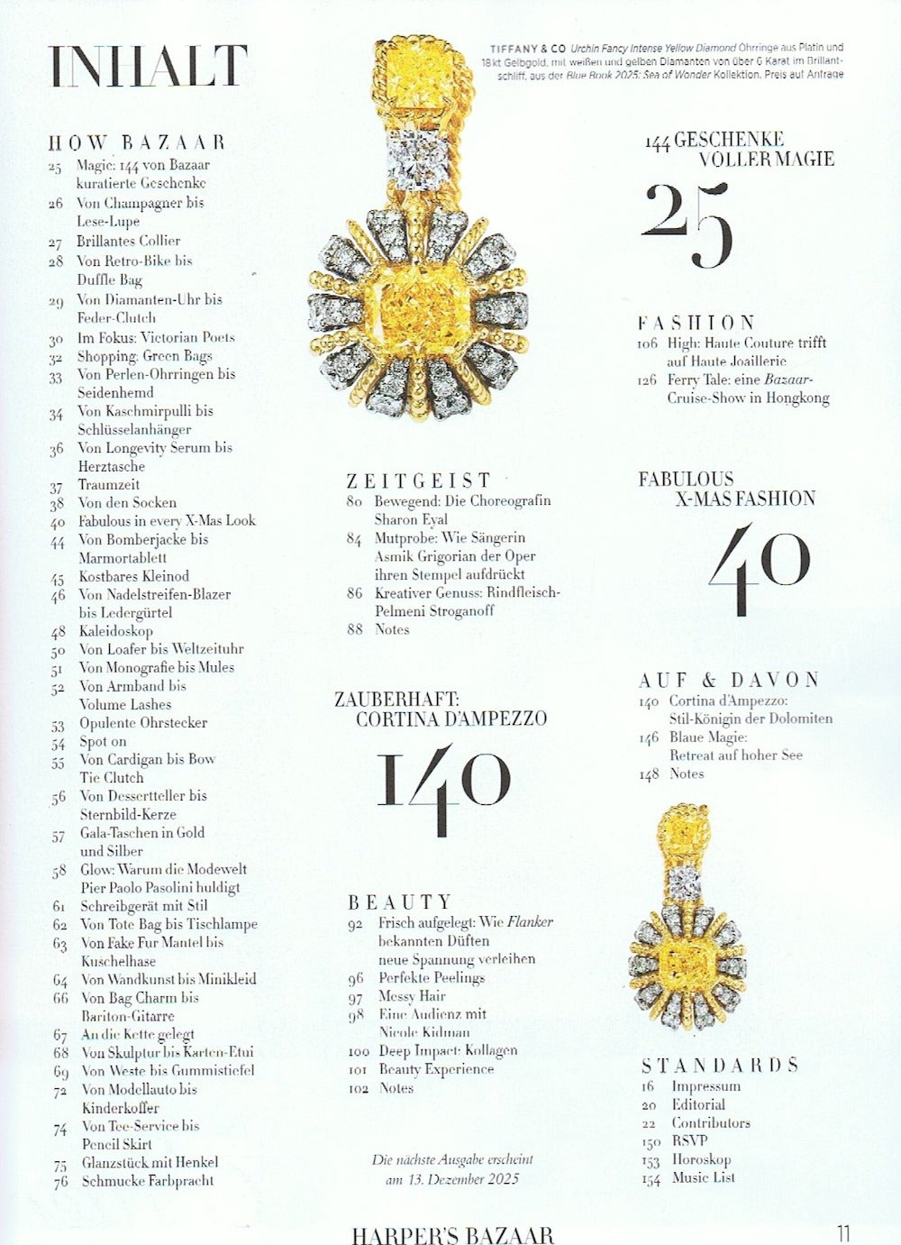Harpers Bazaar Magazin Deutschland 2025-12 Jadi Wegener Edition
