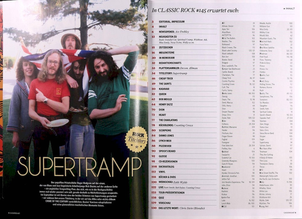 Classic Rock Magazin Deutschland 2025-12 Supertramp Ace Frehley Queen #145