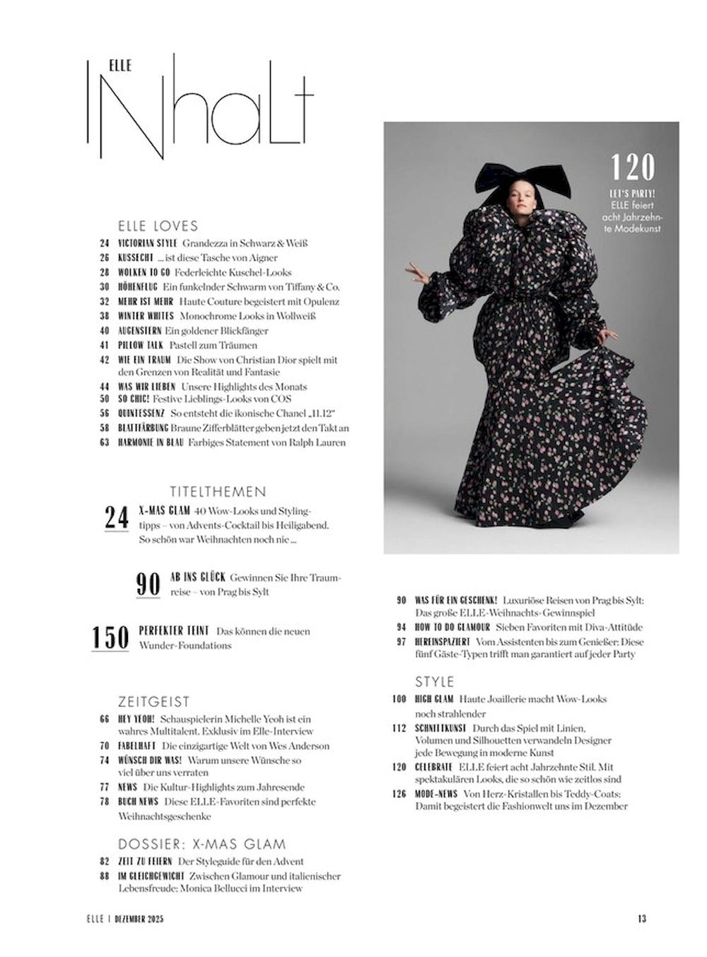Elle Magazin Deutschland 2025-12 Bette Franke