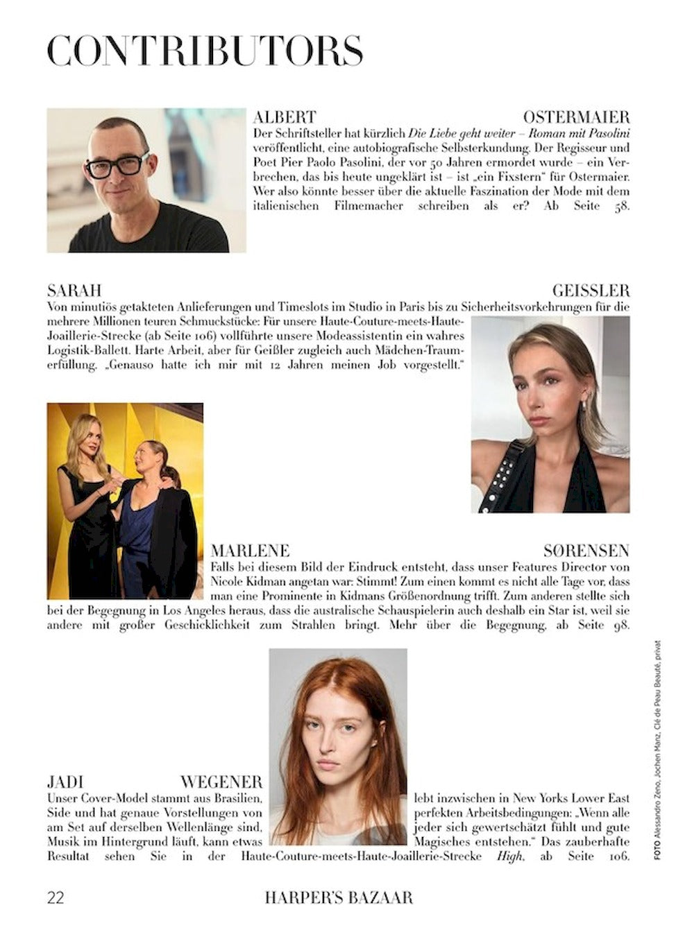 Harpers Bazaar Magazin Deutschland 2025-12 Jadi Wegener