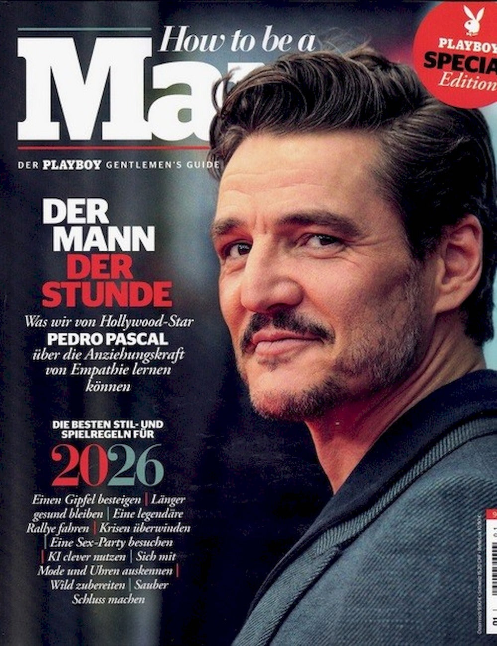 How To Be A Man Playboy Deutschland 2025 Pedro Pascal