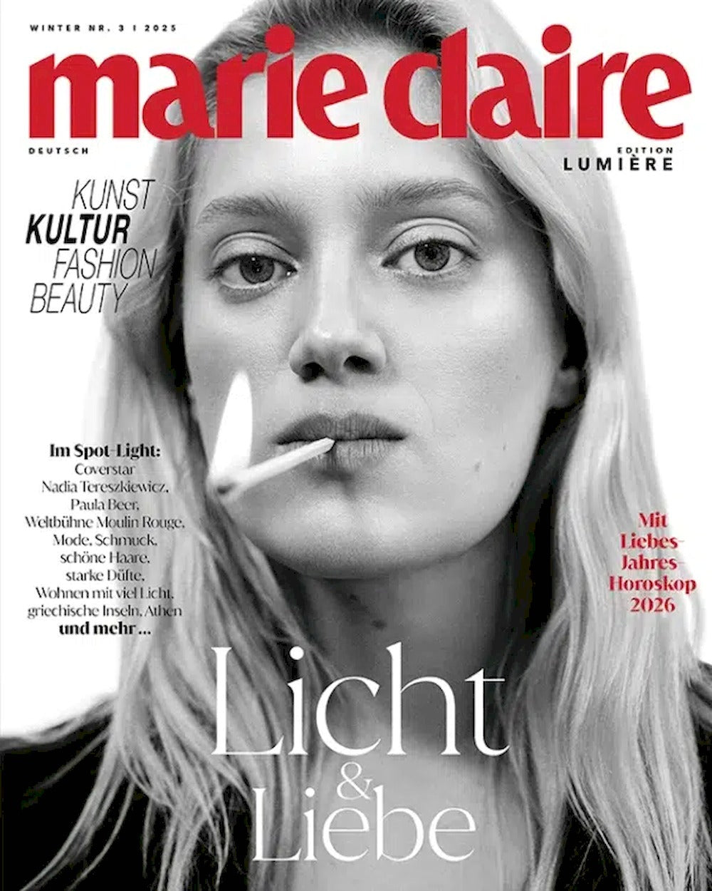 Marie Claire Magazin Deutschland 2025-03 Nadia Tereszkiewicz
