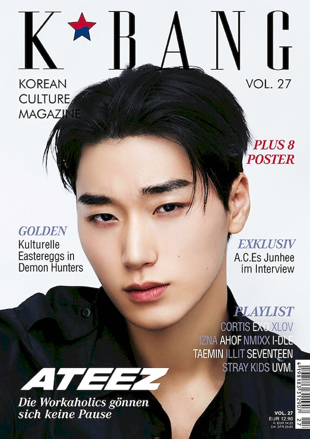 K*Bang Magazin Deutschland 2025 #27 Choi San Ateez + Poster