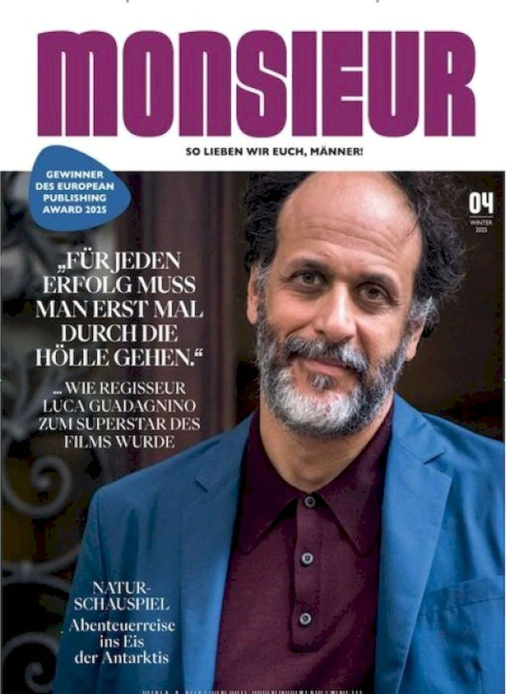 Monsieur Magazin Deutschland 2025-04 Luca Guadagnino