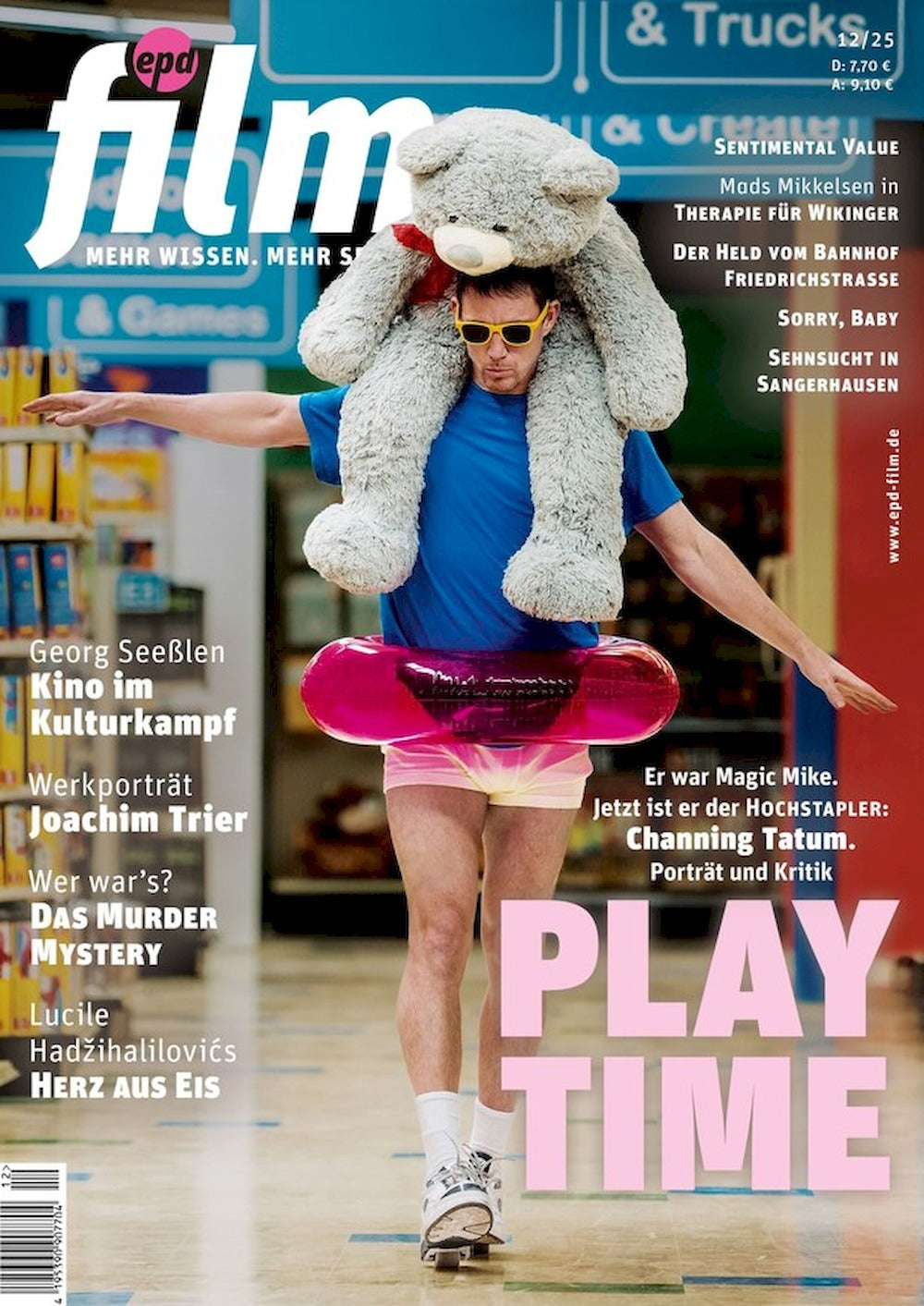 EPD Film Magazine Germany 2025-12 Channing Tatum Joachim Trier