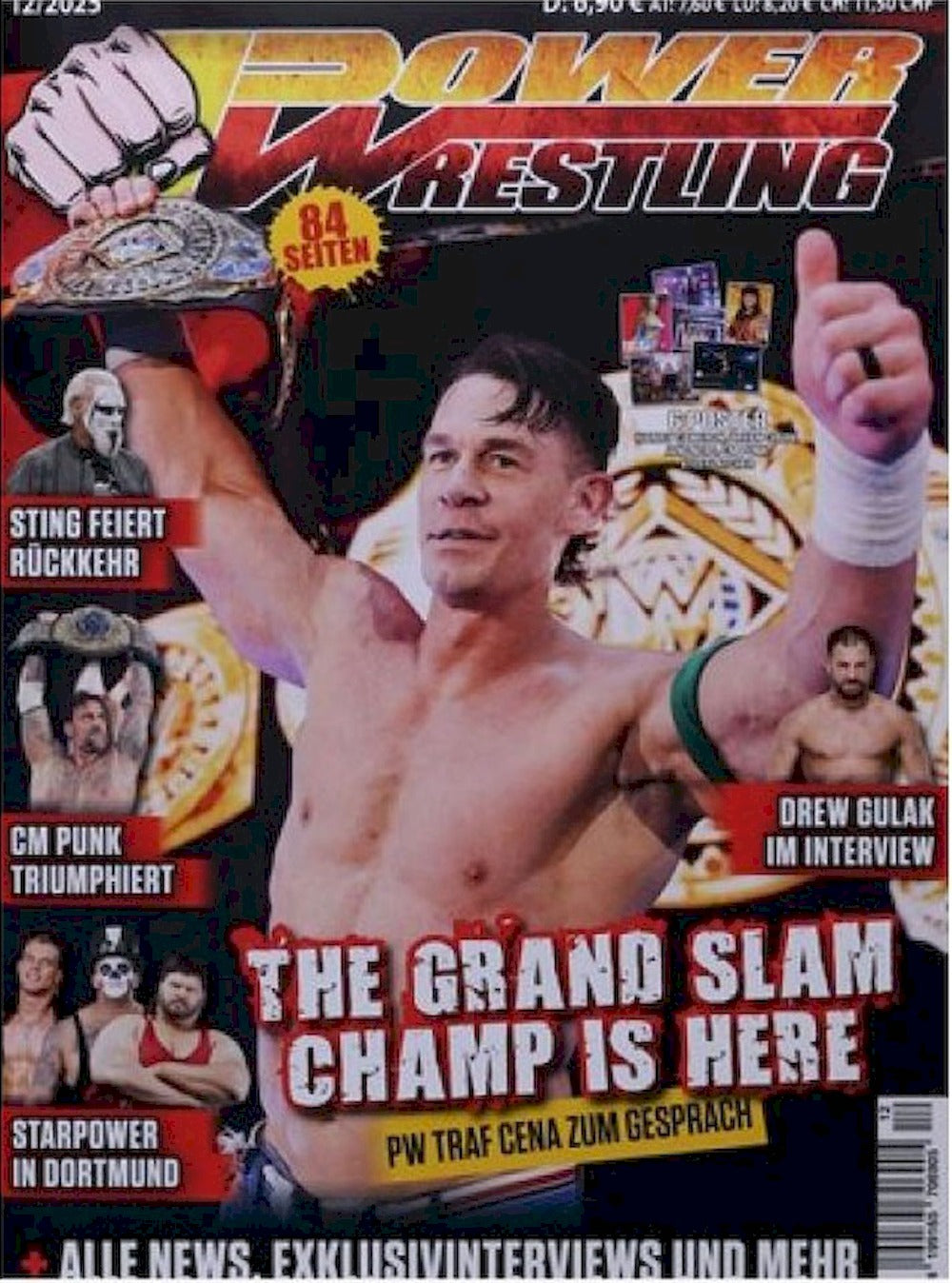 Power Wrestling Magazin Deutschland 2025-12 John Cena Drew Gulak CM Punk