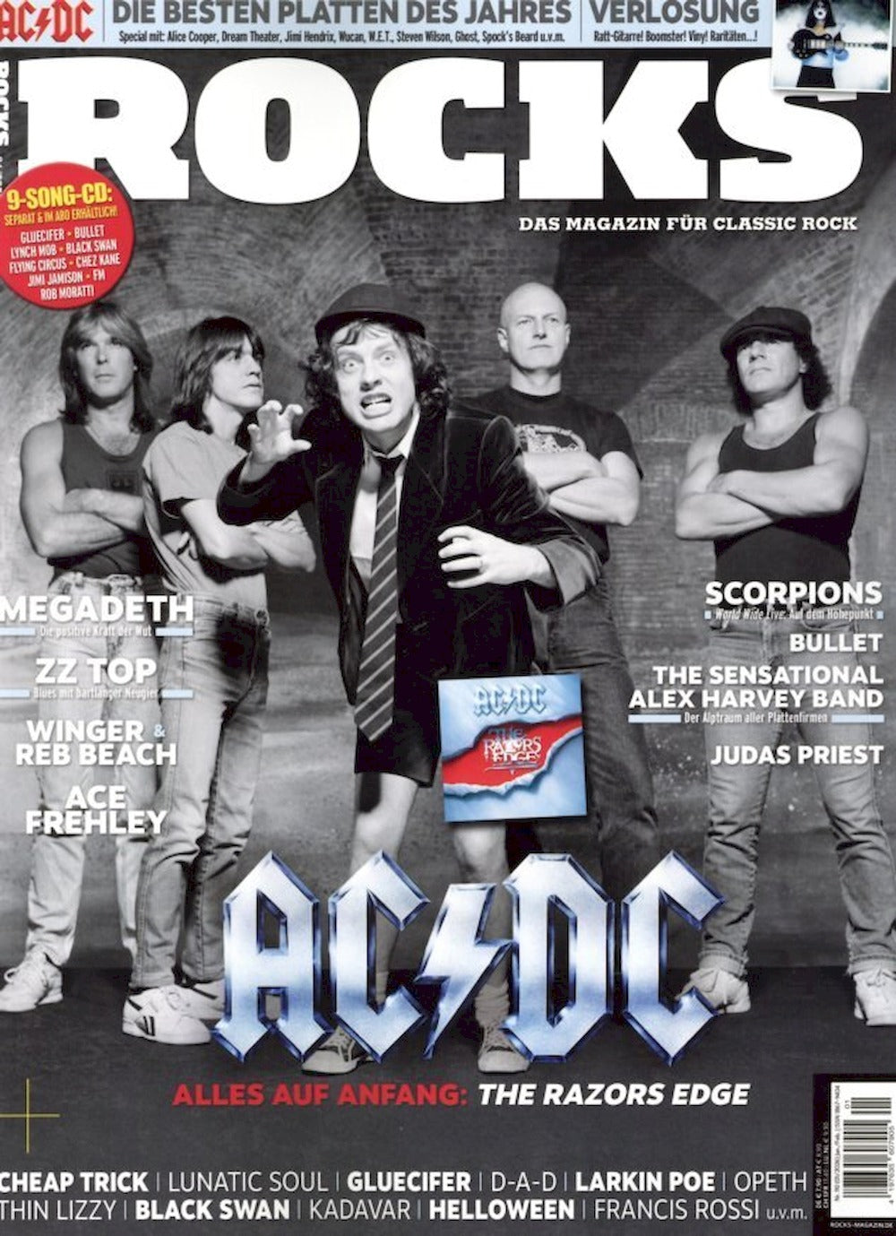 Rocks Magazin Deutschland 2026-01 ACDC Megadeth Scorpions AC/DC #110