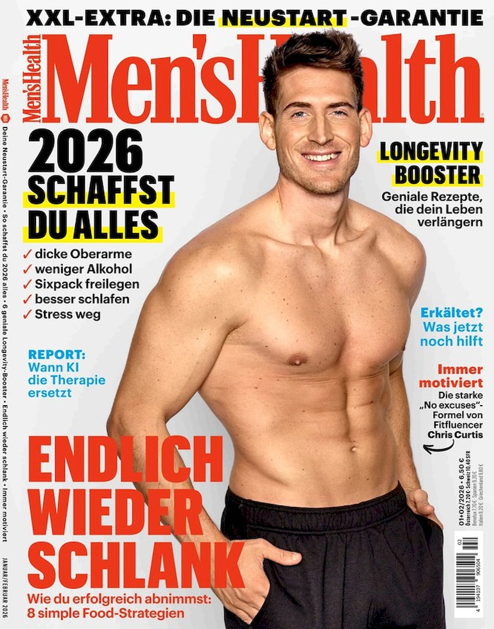 Mens Health Magazin Deutschland 2026-01 Chris Curtis