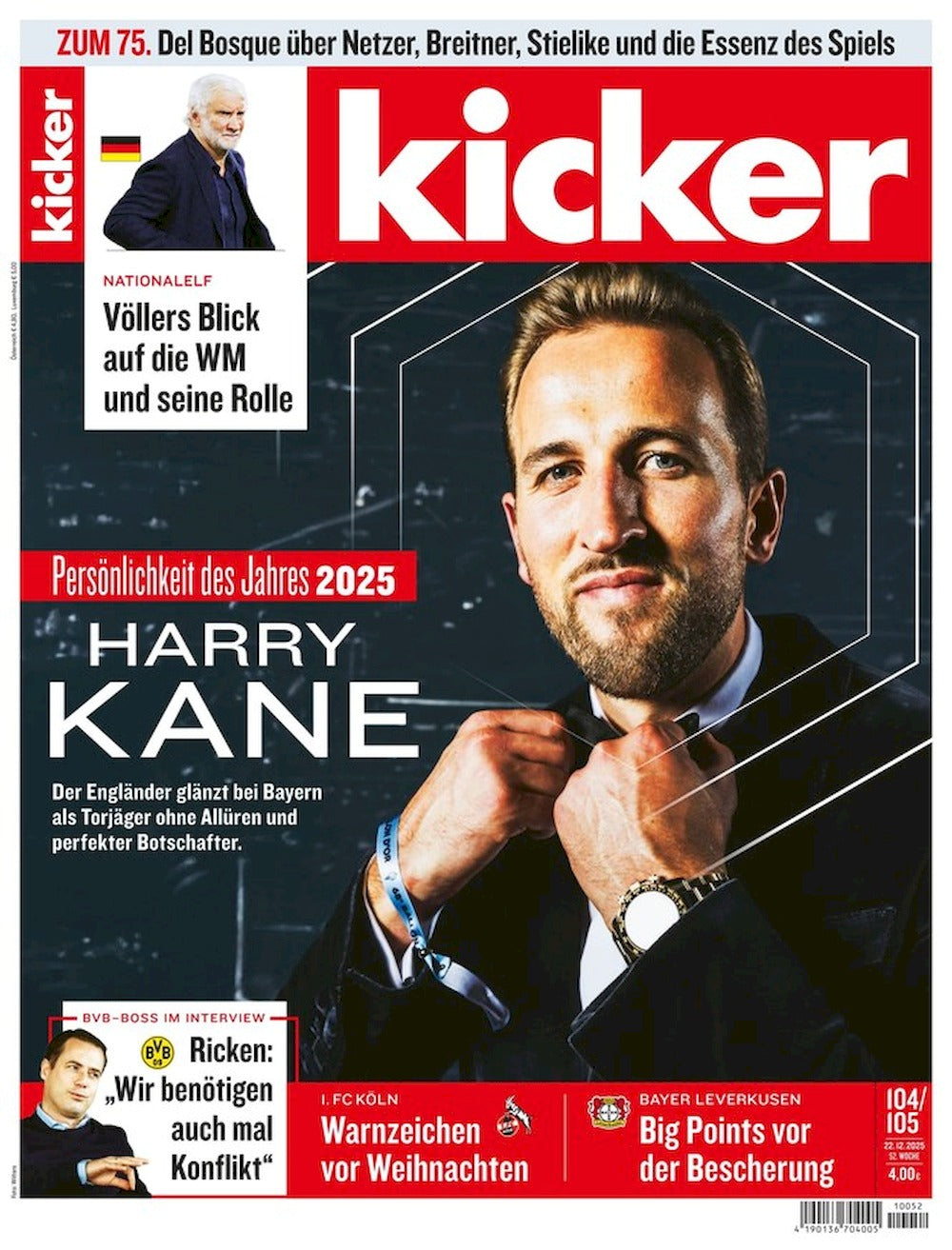Kicker Revista Alemania 2025-104+105 Harry Kane