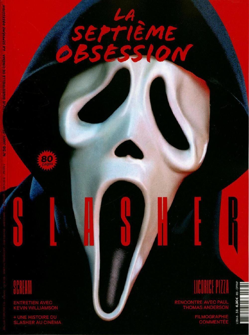 La Septieme Obsession Magazin Frankreich 2022 #38 Slasher Scream