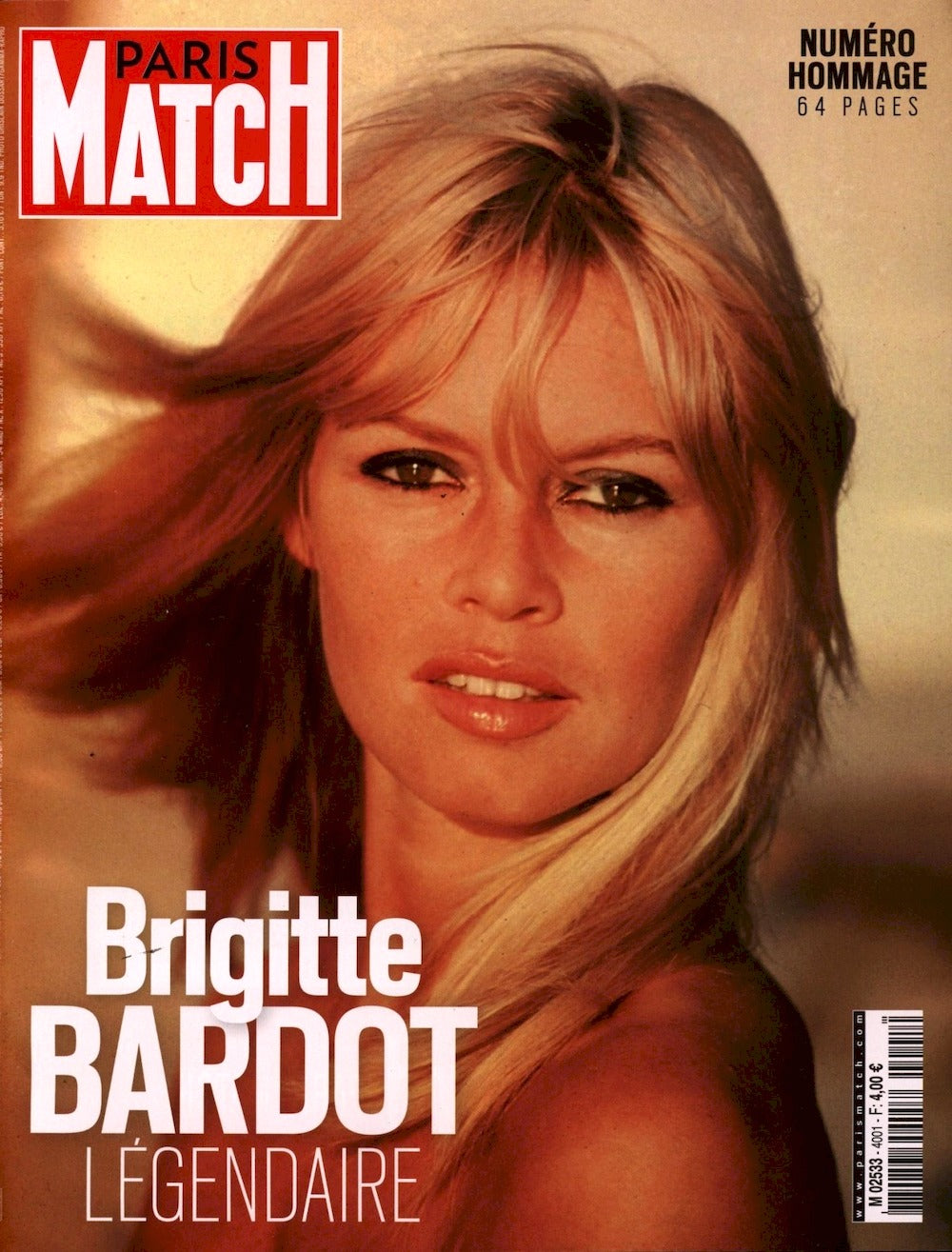 Paris Match Magazin Frankreich 2026 #4001 Brigitte Bardot Hommage