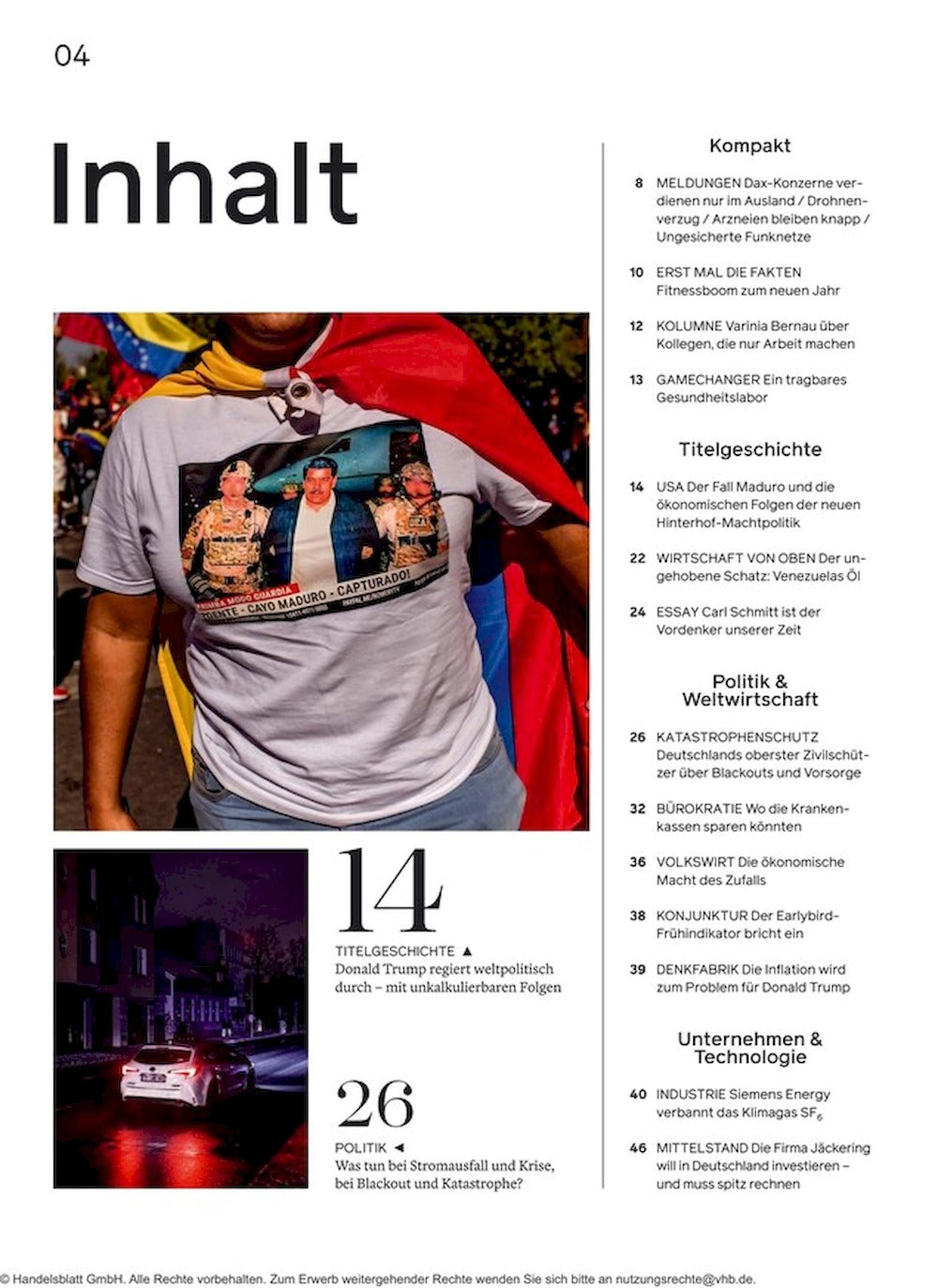 Wirtschaftswoche Magazin Deutschland 2026-03 Donald Trump