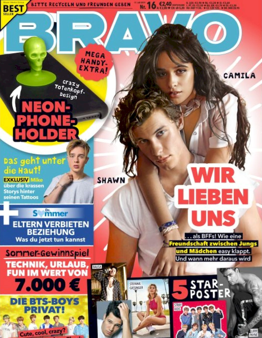 Bravo Magazin Deutschland 2019-16 Camila Cabello + Poster