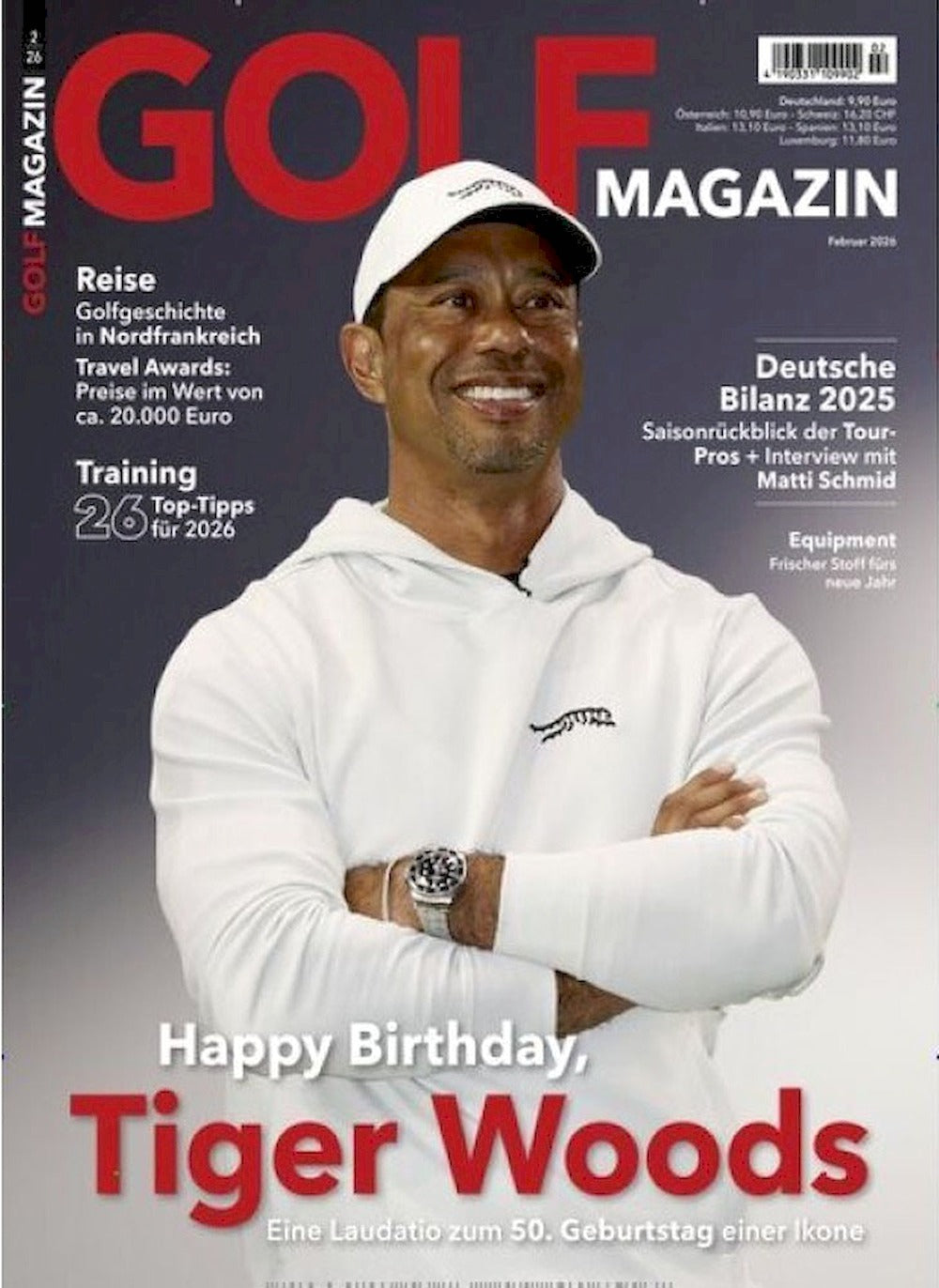 Golf Magazin Deutschland 2026-02 Tiger Woods