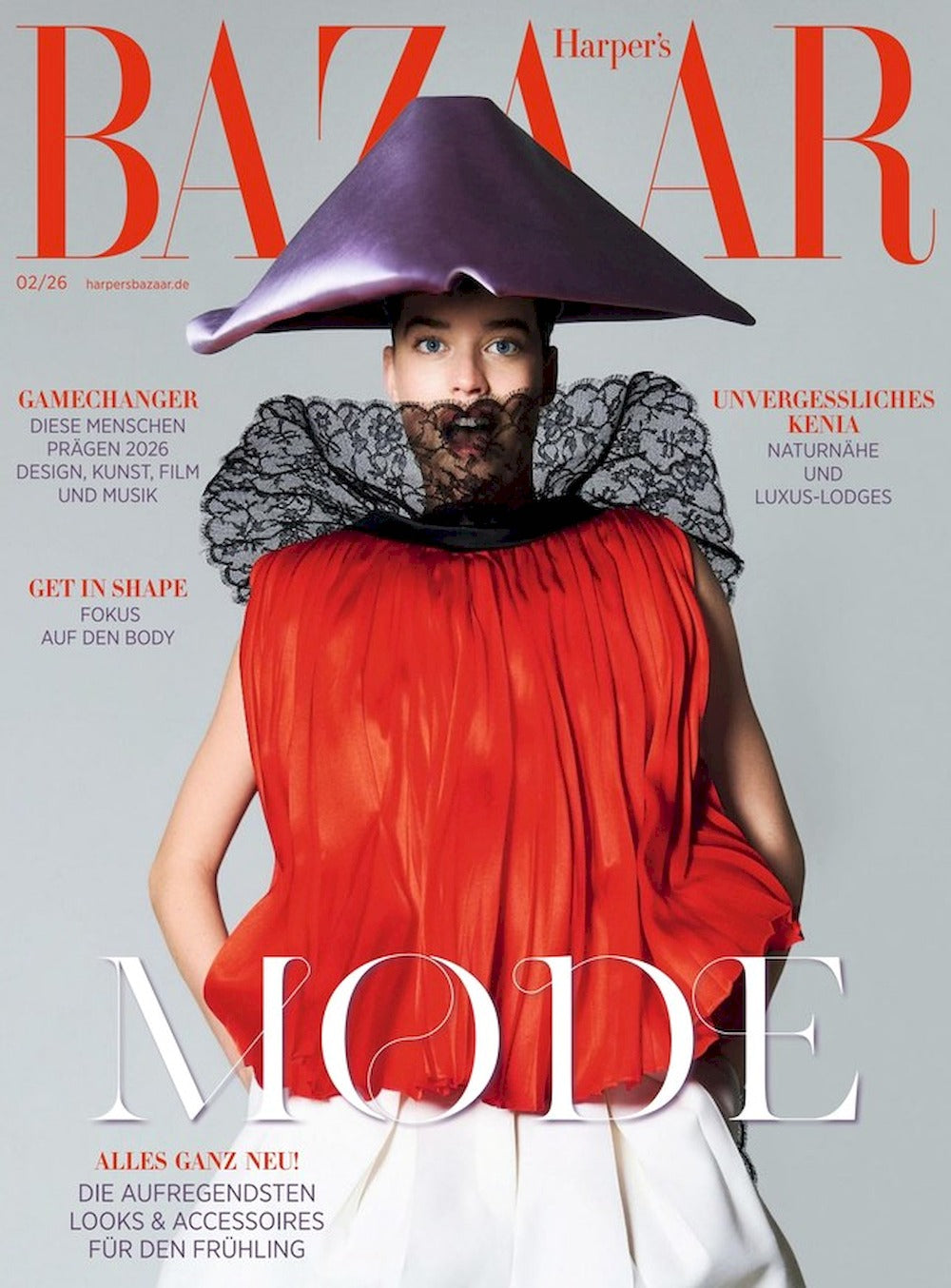 Harpers Bazaar Tijdschrift Duitsland 2026-02 Evelina Dragic