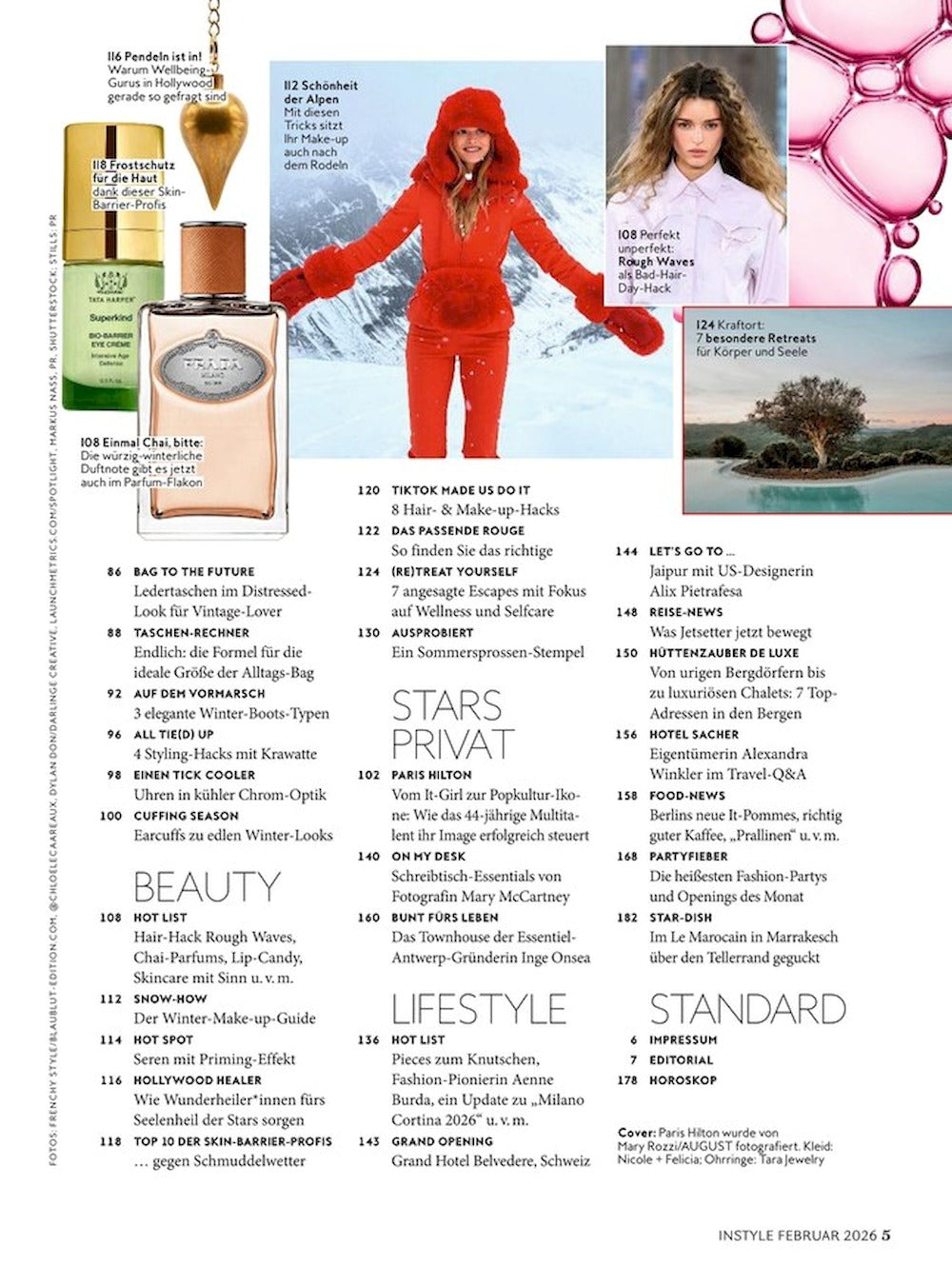 InStyle Lehti Saksa 2026-02 Paris Hilton