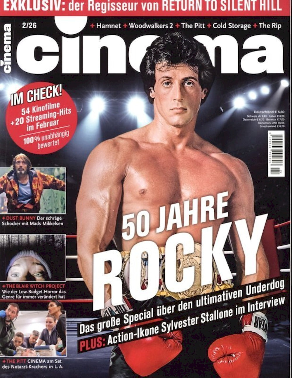 Cinema Magazin Deutschland 2026-02 Sylvester Stallone Rocky
