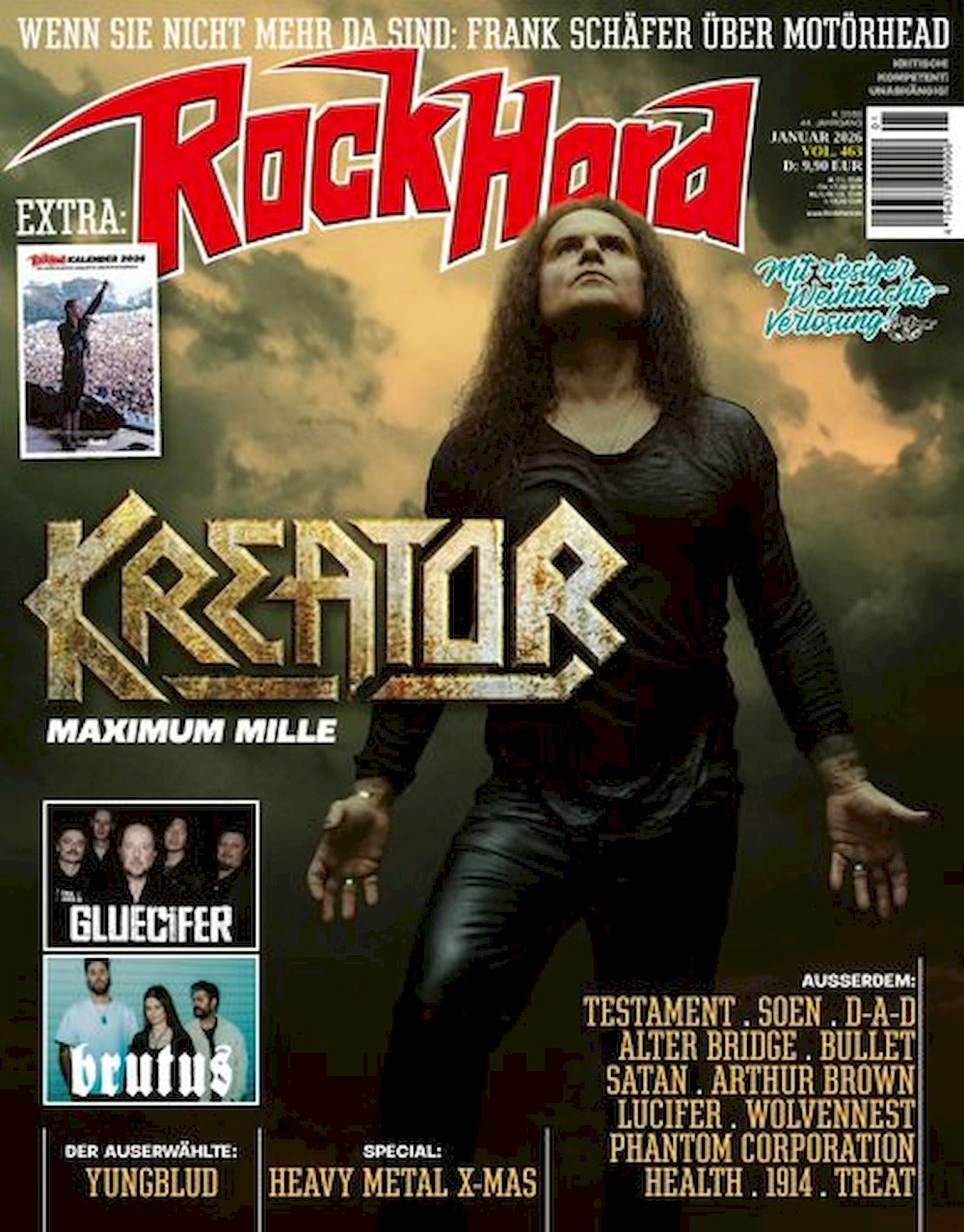 Rock Hard Magazin Deutschland 2026-01 Kreator Gluecifer Brutus Mille Petrozza #463