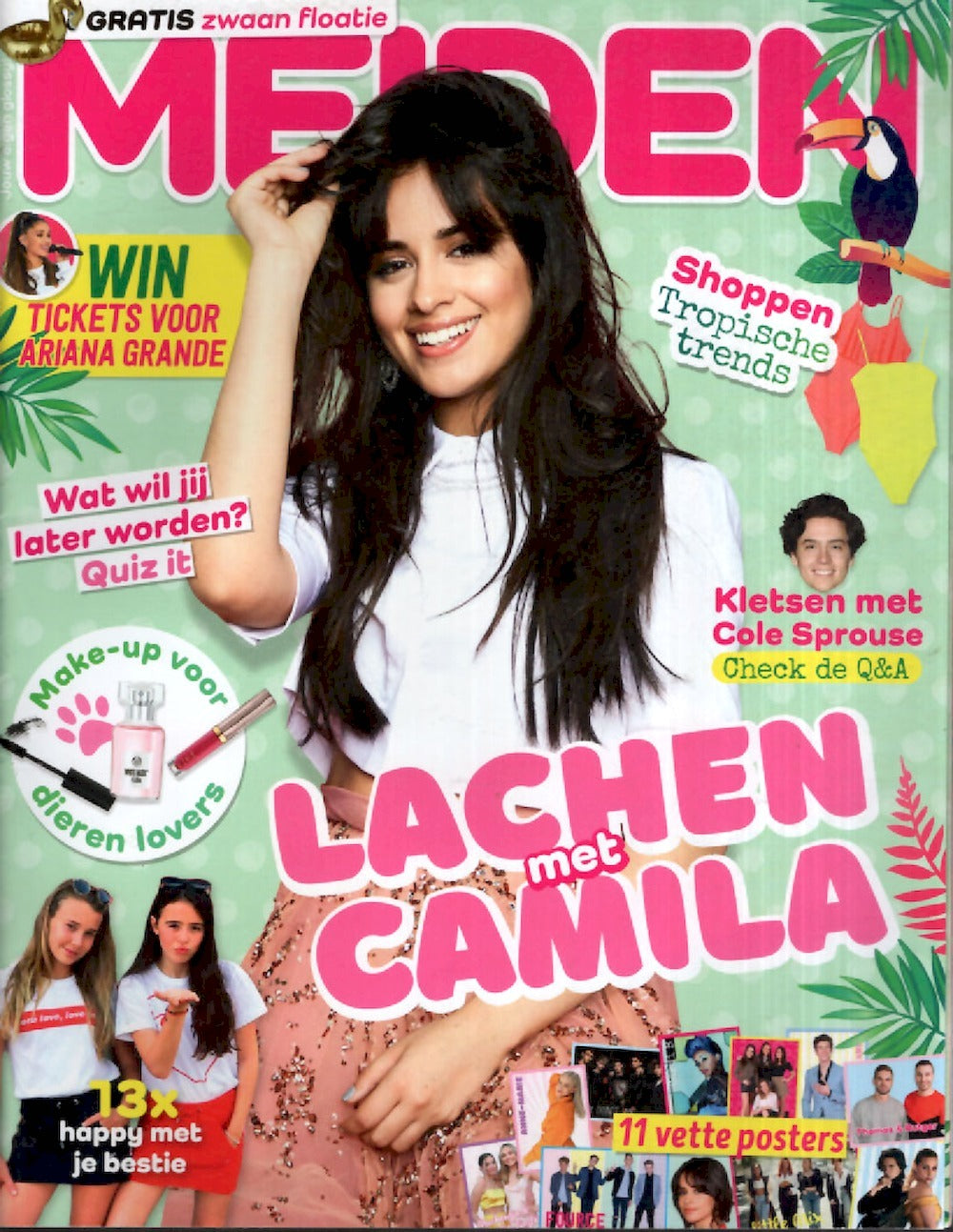 Meiden Magazin Niederlande 2019-06 Camila Cabello + Poster