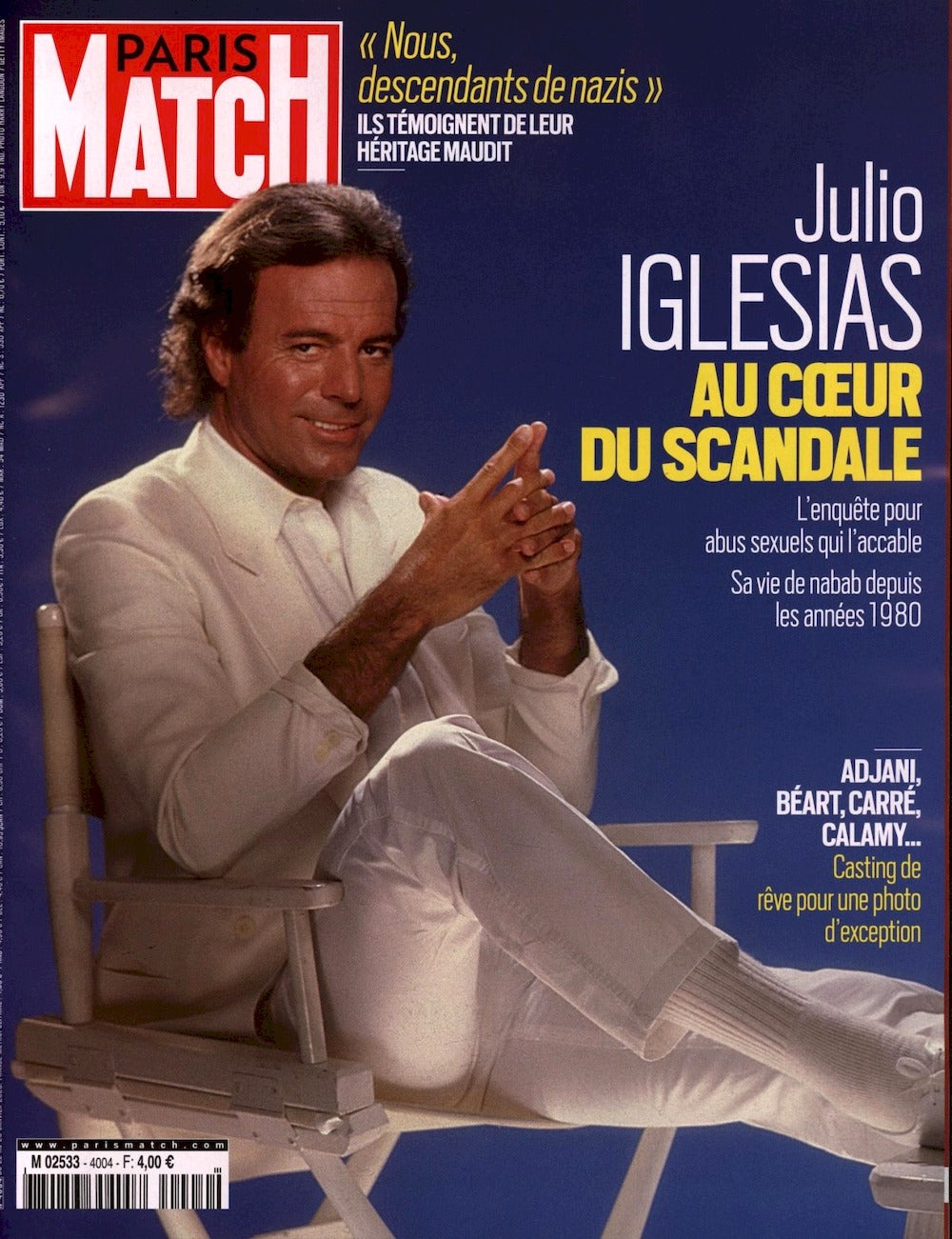 Paris Match Magazin Frankreich 2026 #4004 Julio Iglesias