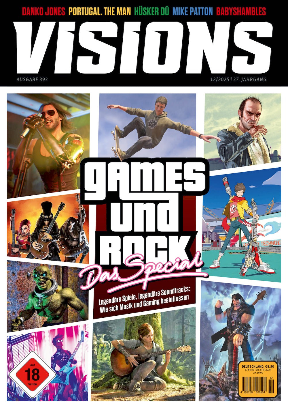 Visions Magazin Deutschland 2025-12 Portugal. The Man Danko Jones Babyshambles #393