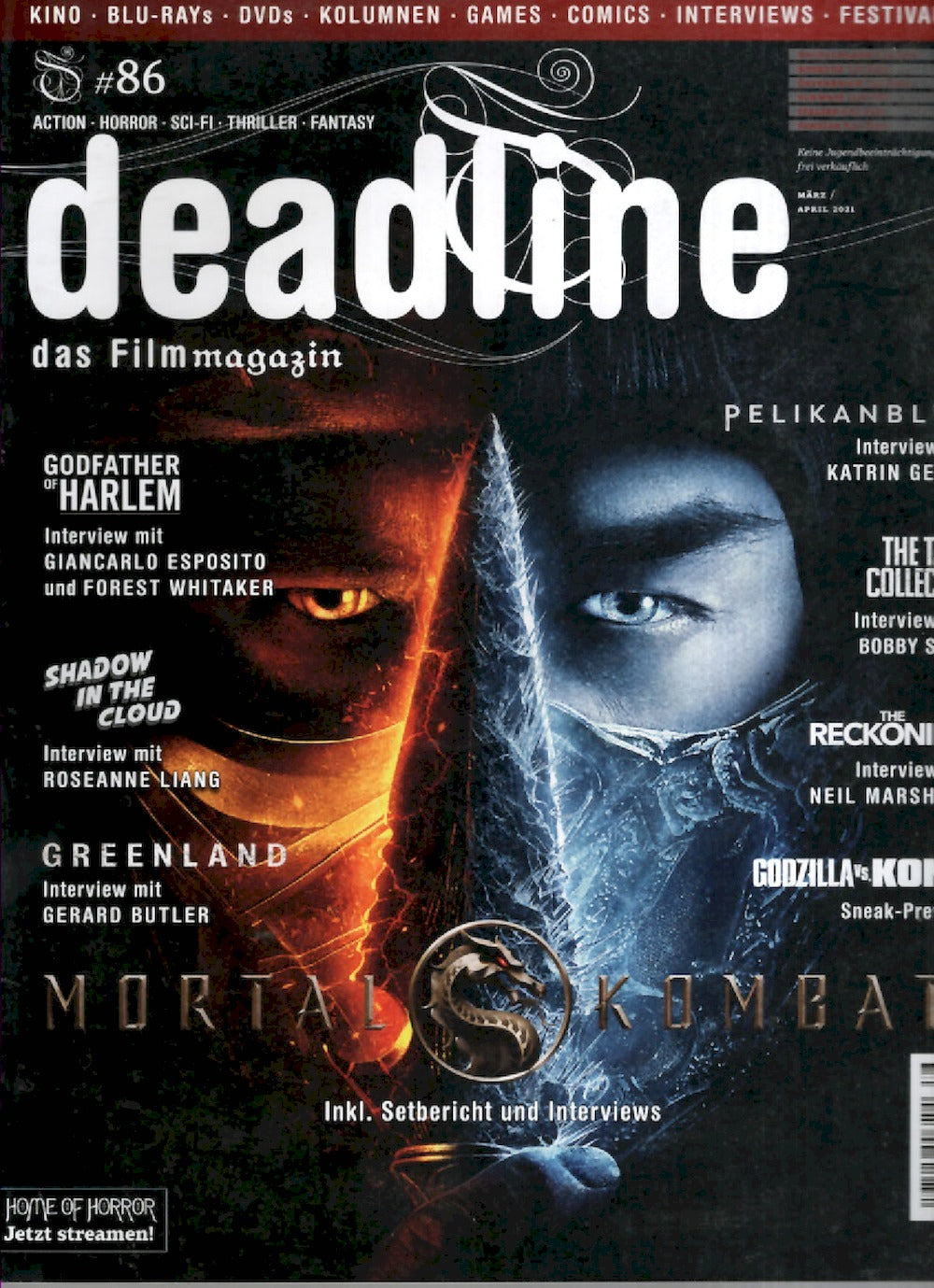 Deadline Magazin Deutschland 2021 #86 Mortal Kombat