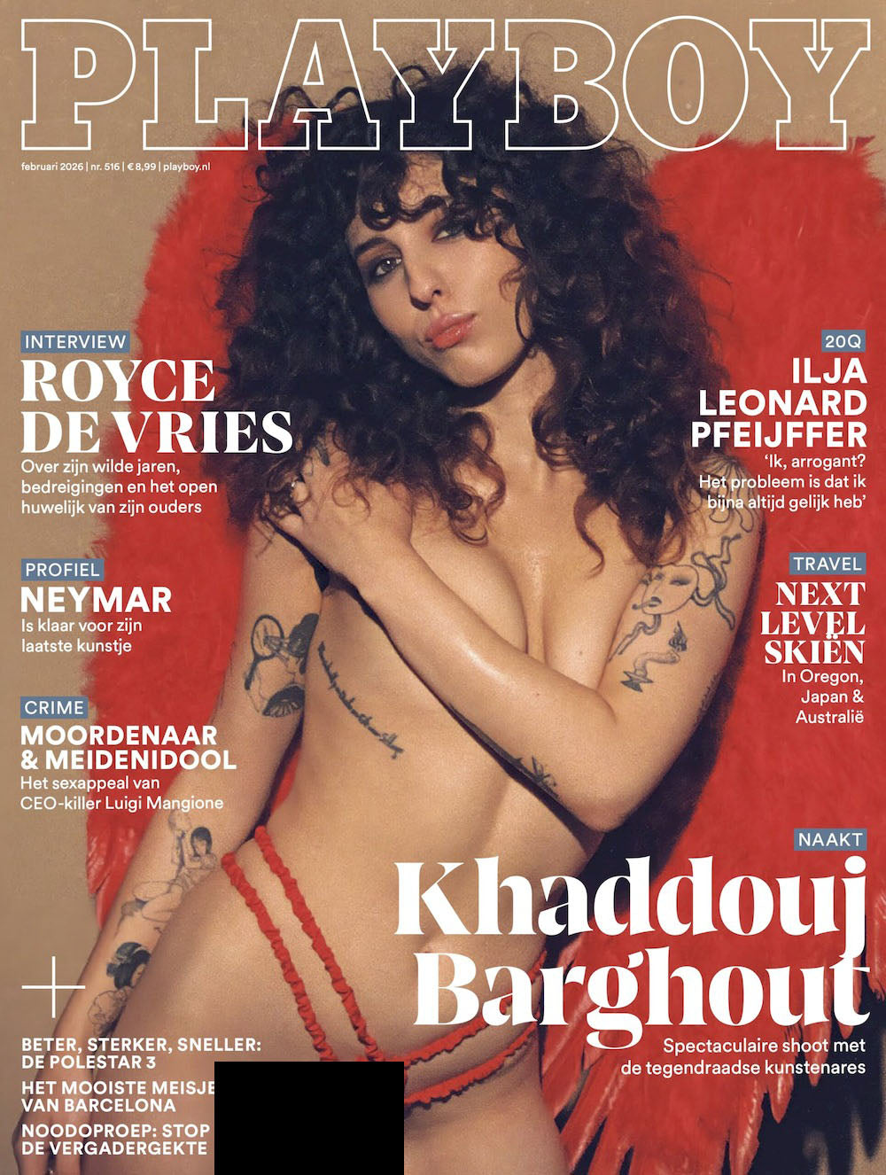 Playboy Magazin Niederlande 2026-02 Khaddouj Barghout
