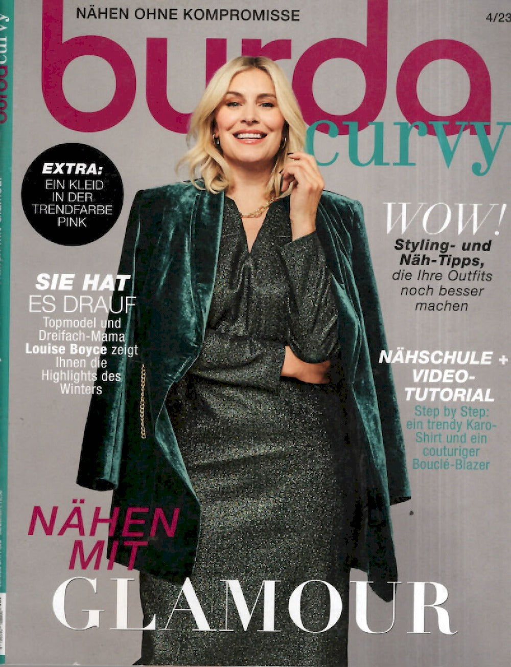 Burda Curvy Magazin Deutschland 2023-04 + Schnittmuster