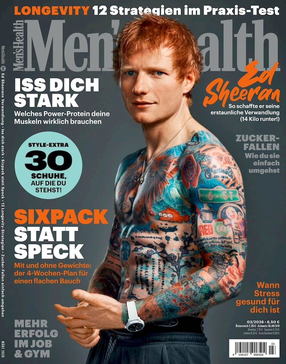 Mens Health Magazin Deutschland 2026-03 Ed Sheeran