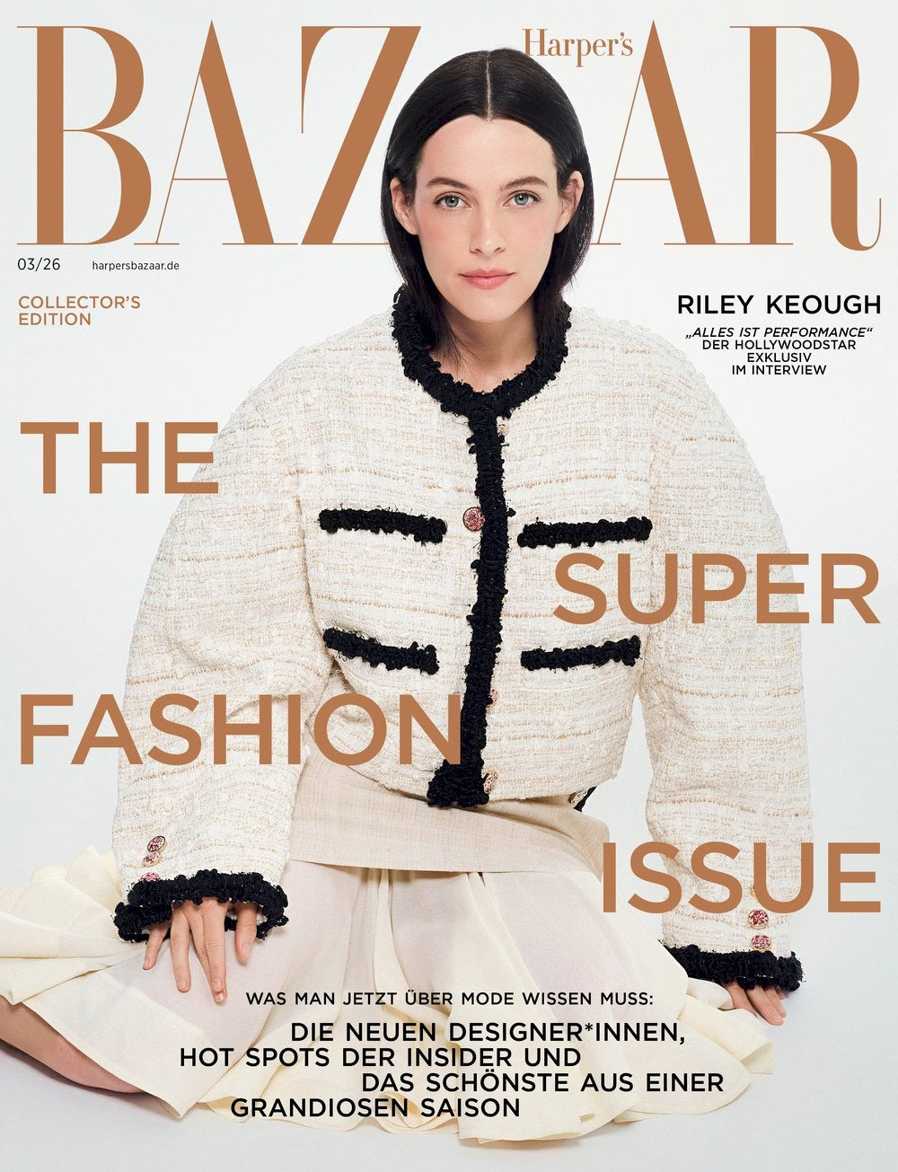 Harpers Bazaar Magazin Deutschland 2026-03 Riley Keough