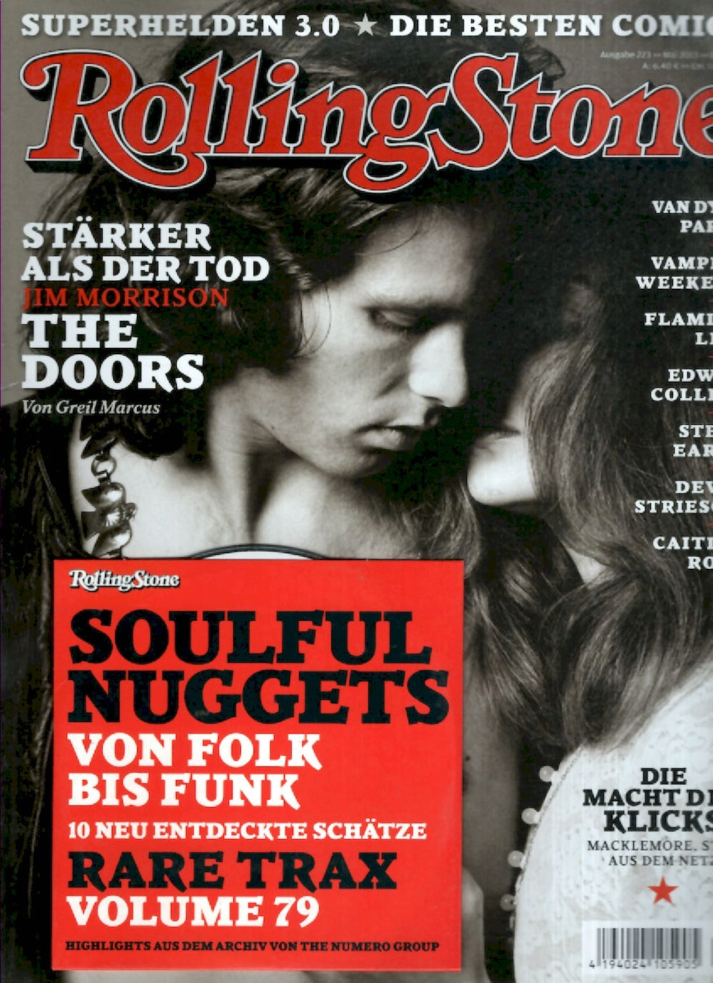 Rolling Stone Magazin Deutschland 2013-05 Jim Morrison The Doors #223 + CD