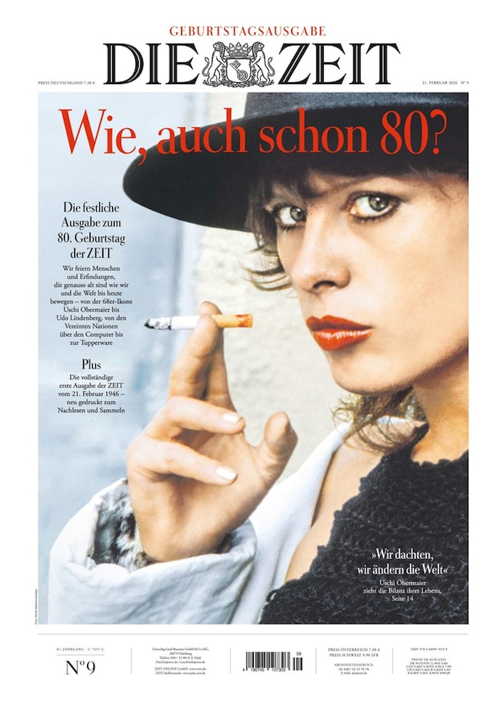 Die Zeit Magazin Deutschland 2026-09 Uschi Obermaier