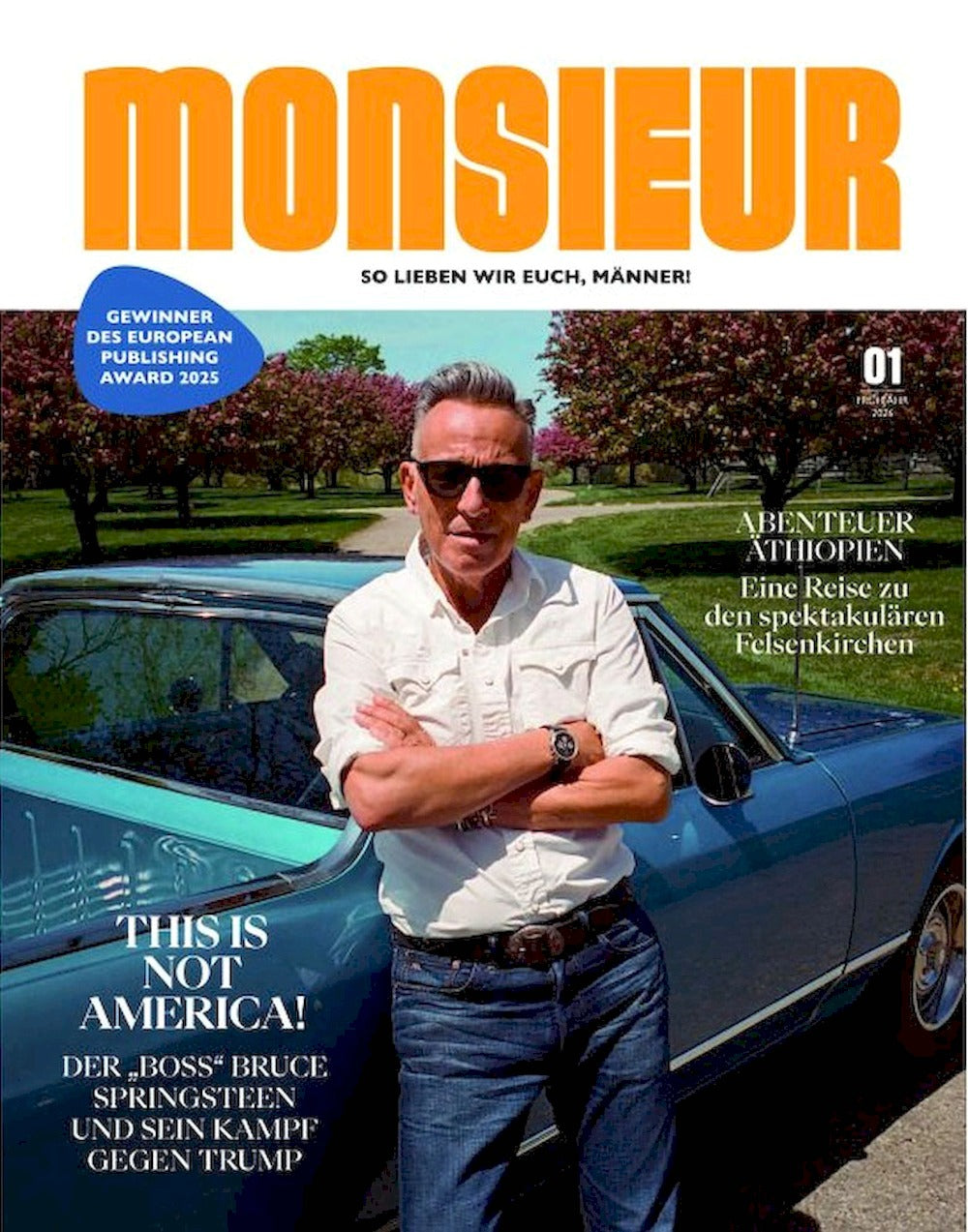Monsieur Magazin Deutschland 2026-01 Bruce Springsteen