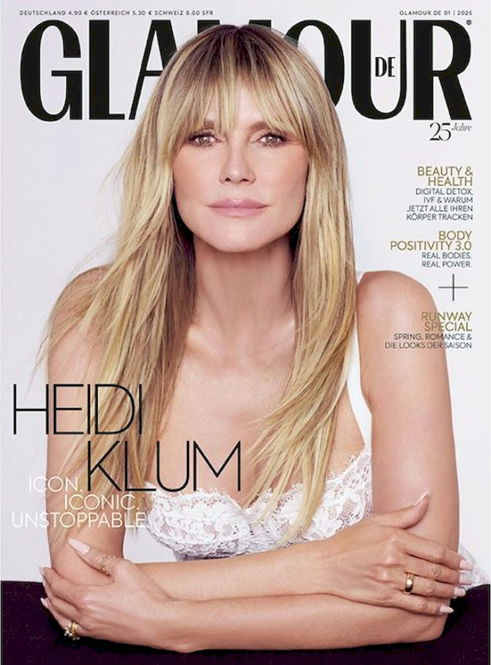 Glamour Magazin Deutschland 2026-01 Heidi Klum