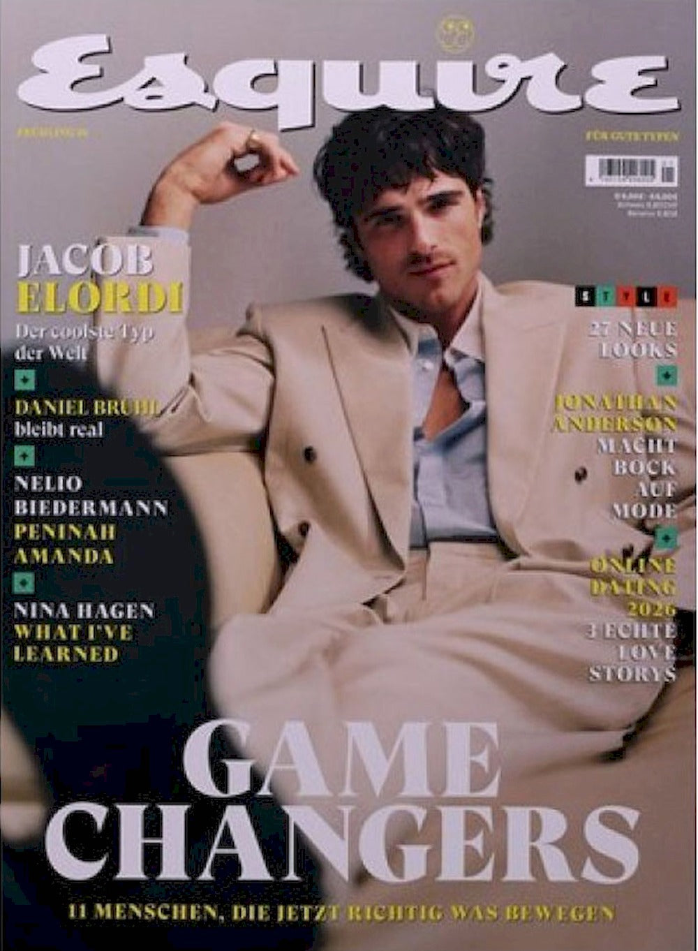 Esquire Magazin Deutschland 2026-01 Jacob Elordi