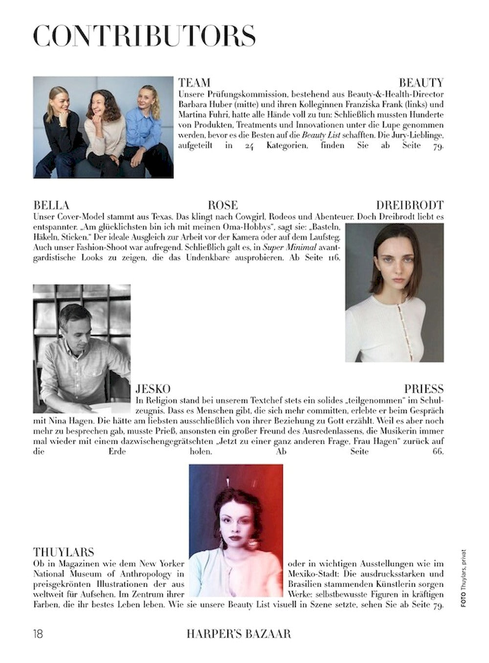 Harpers Bazaar Magazine Germany 2026-04 Bella Rose Edition