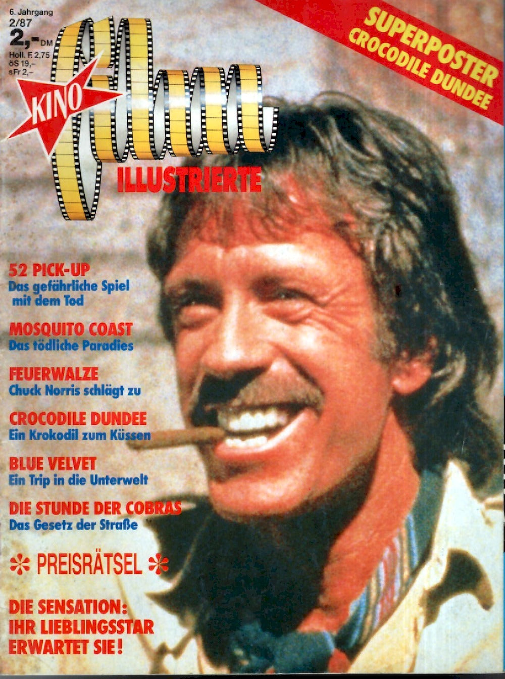 Film Illustrierte Magazin Deutschland 1987-02 Chuck Norris