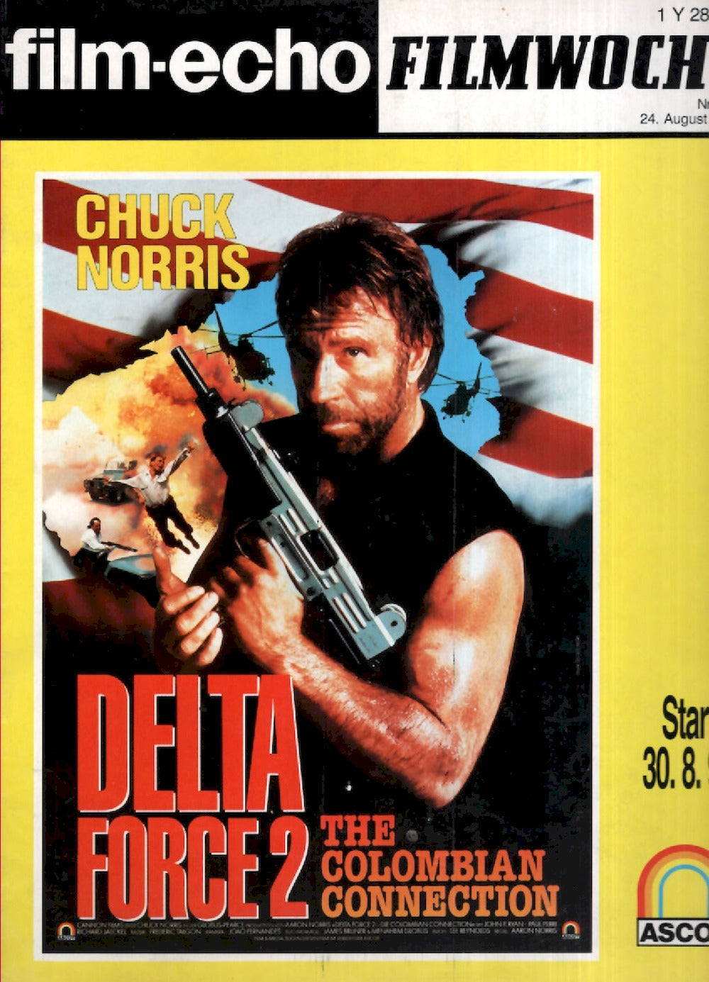 Filmecho Filmwoche Magazin Deutschland 1990-34 Chuck Norris
