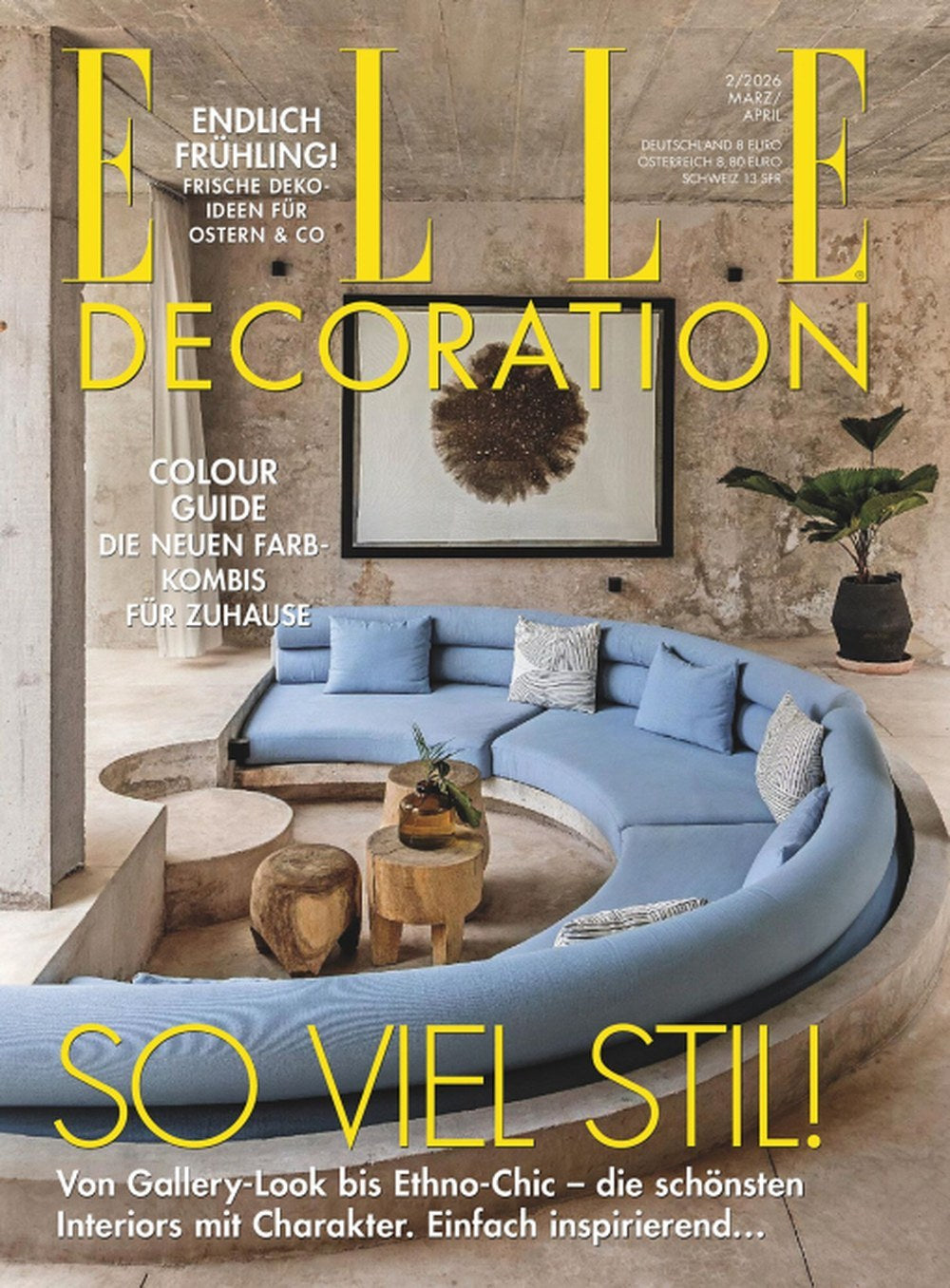 Elle Decoration Magazin Deutschland 2026-02 Colour Guide