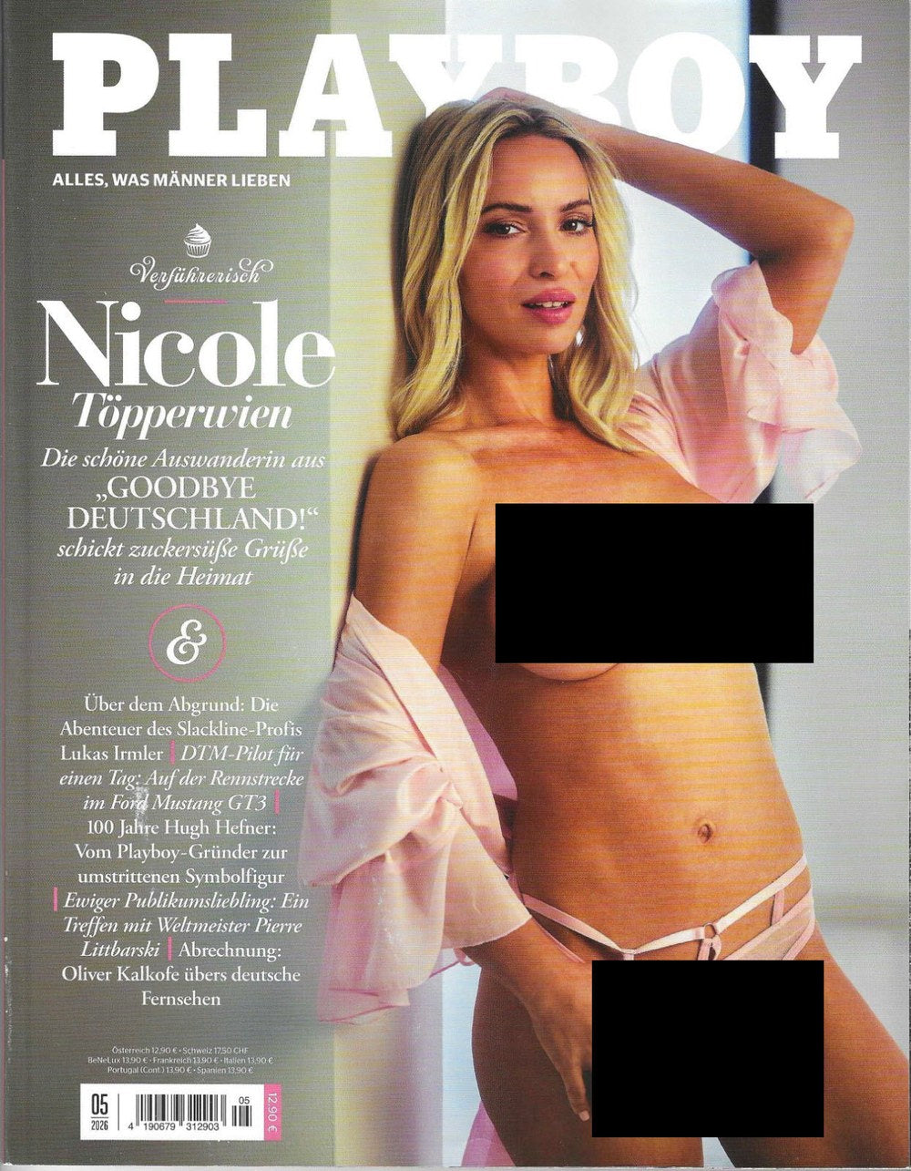Playboy Magazin Deutschland 2026-05 Nicole Töpperwien Lukas Irmler Oliver Kalkofe