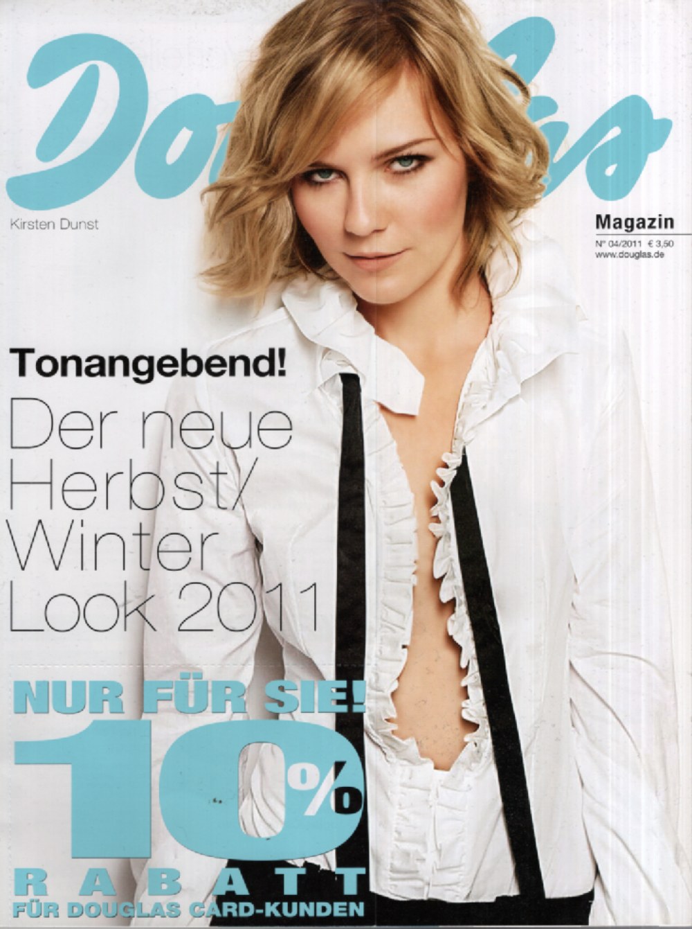 Douglas Magazin Deutschland 2011-04 Kirsten Dunst