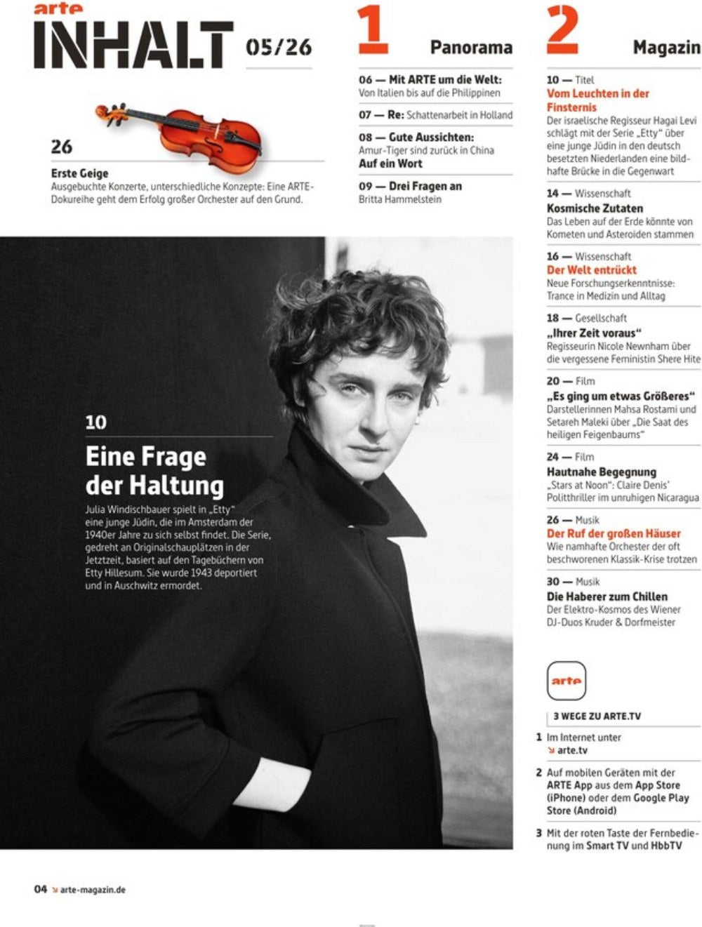 Arte Magazin Deutschland 2026-05 Julia Windischbauer