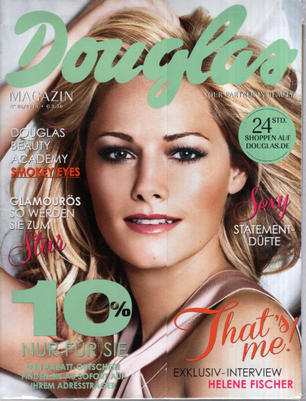 Douglas Magazin Deutschland 2014-05 Helene Fischer