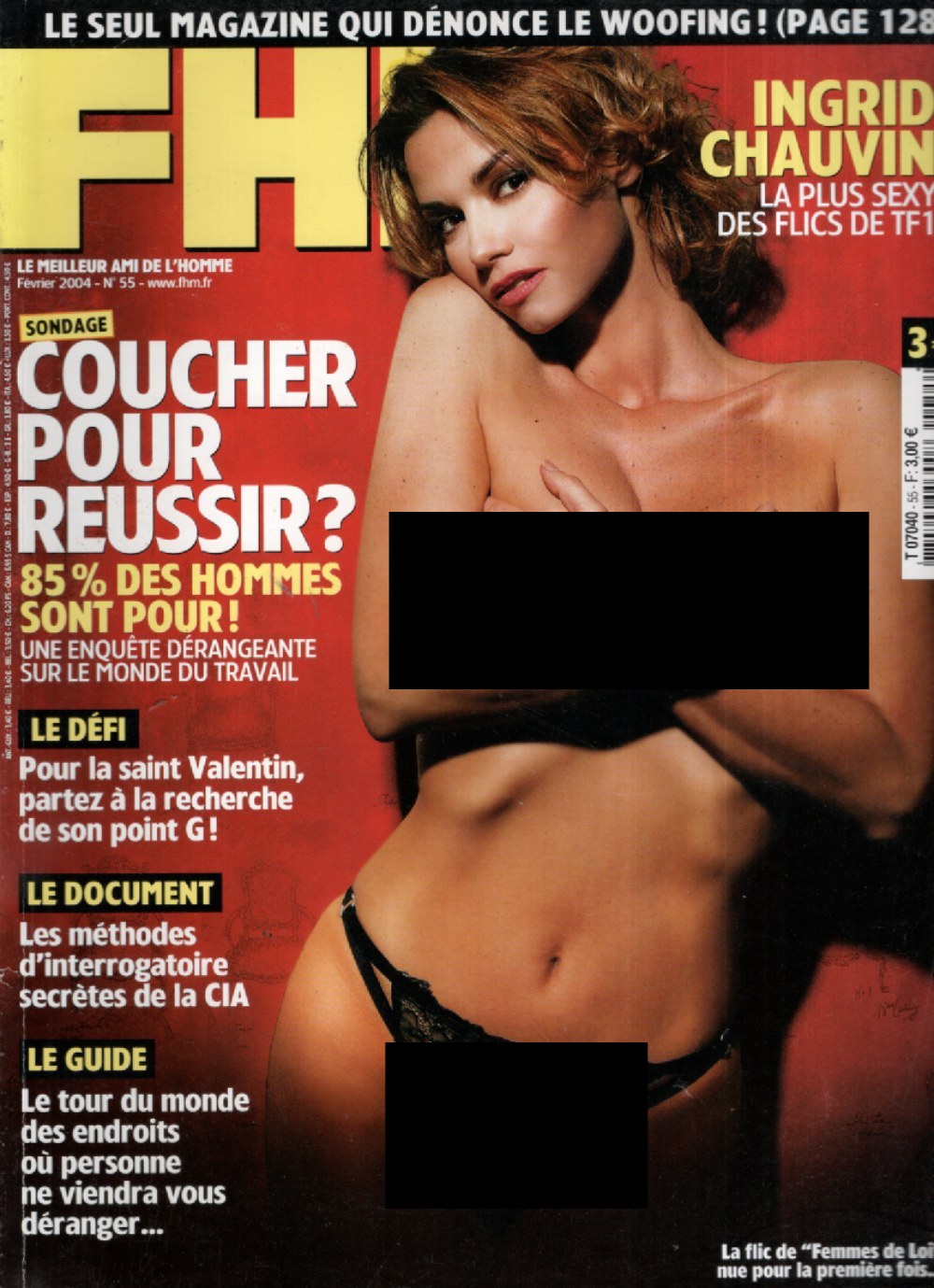 FHM Magazin Frankreich 2004-02 Ingrid Chauvin #55