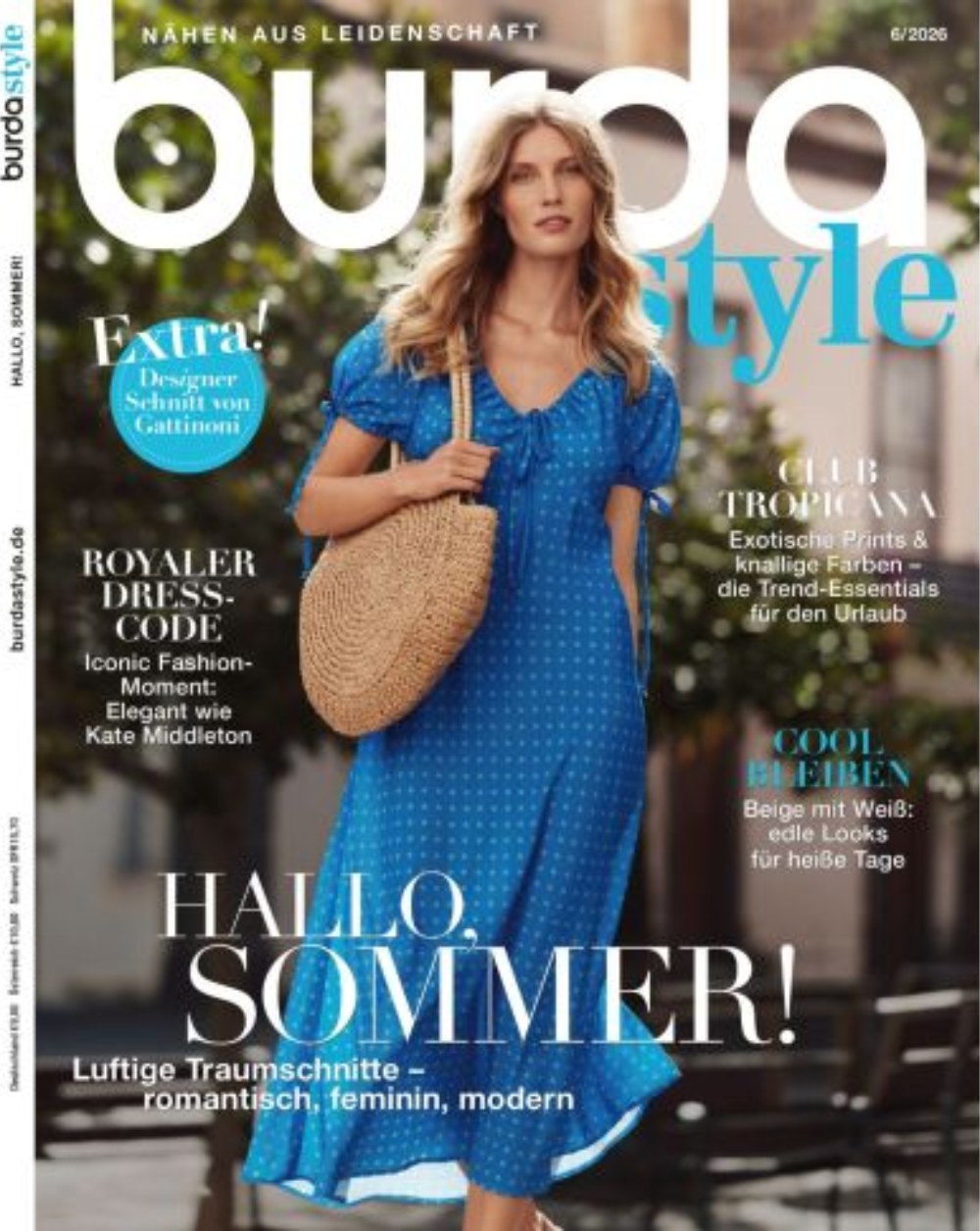 Burda Style Magazin Deutschland 2026-06 Mode Sommerstil Dresscode + Schnittmuster